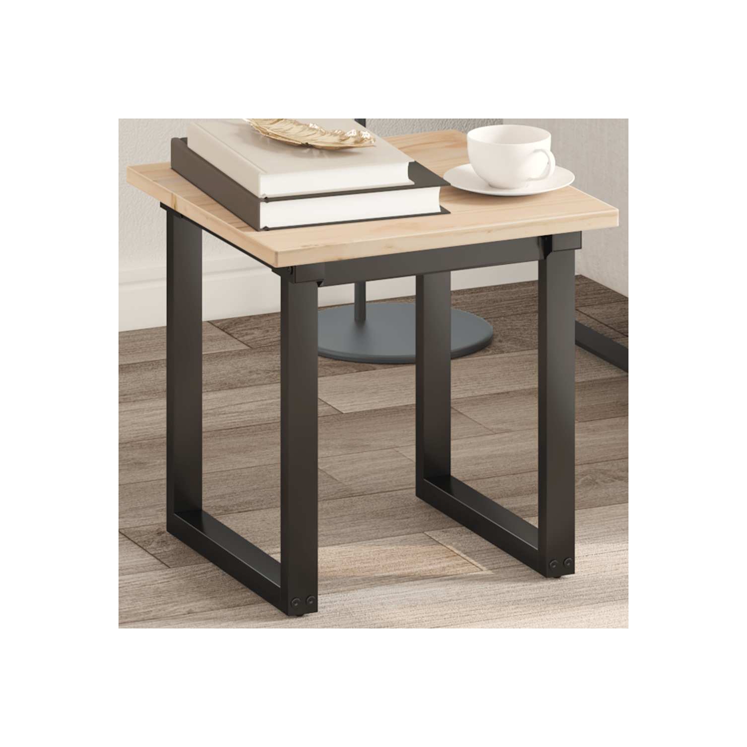 vidaXL Table Top 40x40x1.7 cm Square Solid Wood Pine