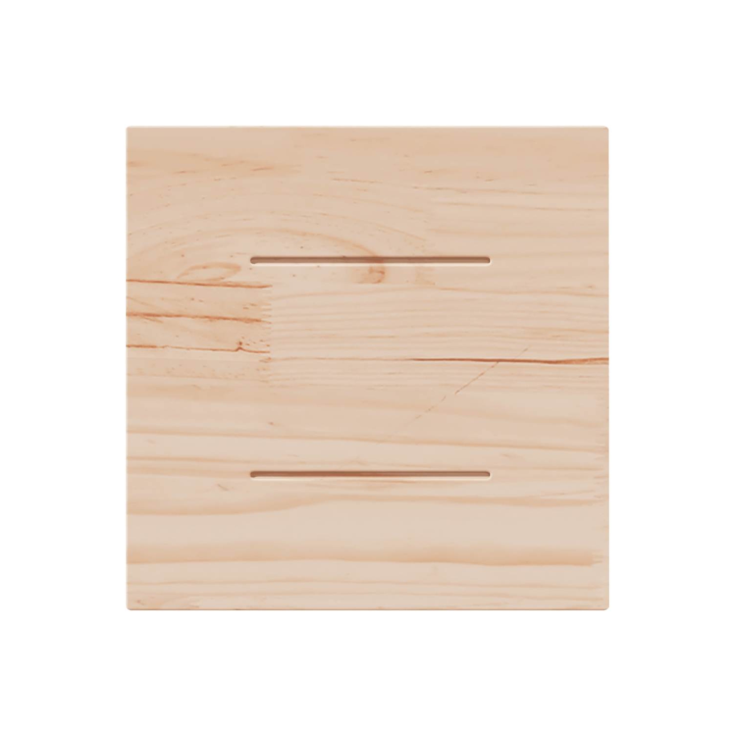 vidaXL Table Top 40x40x1.7 cm Square Solid Wood Pine