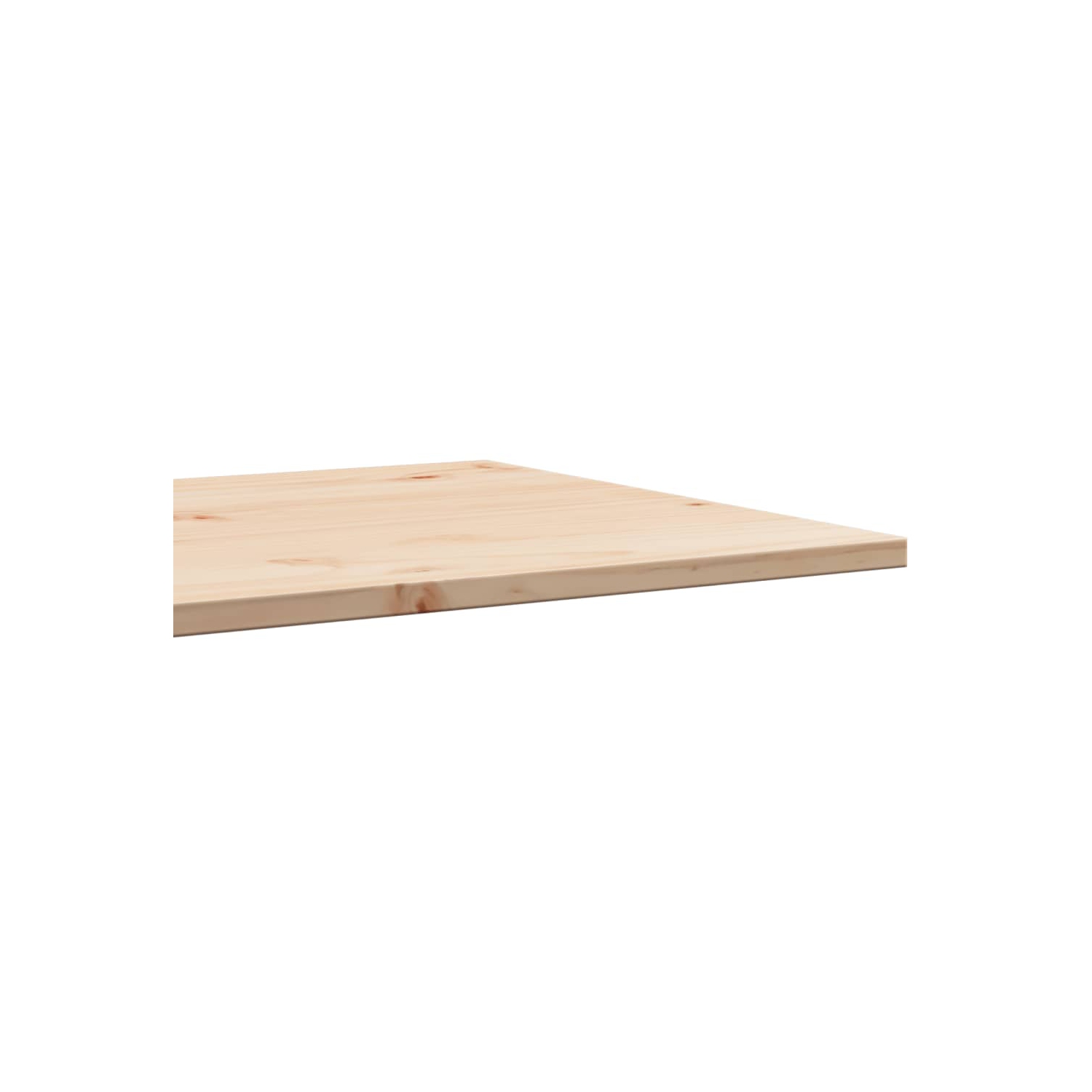 vidaXL Table Top 80x50x1.7 cm Rectangular Solid Wood Pine