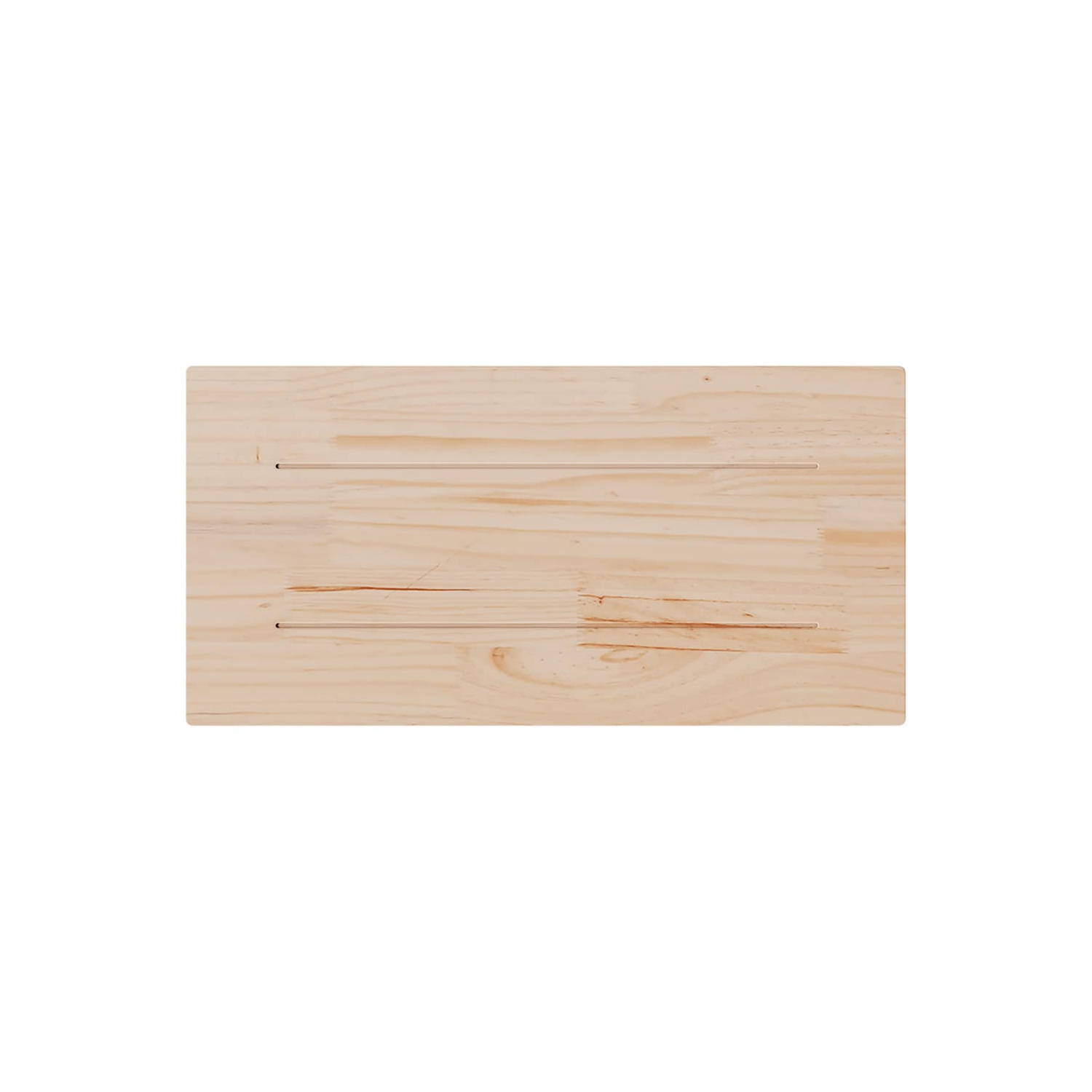 vidaXL Table Tops 2 pcs 70x35x2.5 cm Rectangular Solid Wood Pine