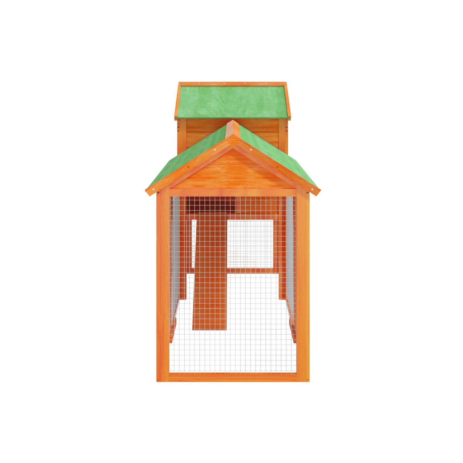 vidaXL Chicken Coop Brown 193x65x117 cm Solid Wood Pine