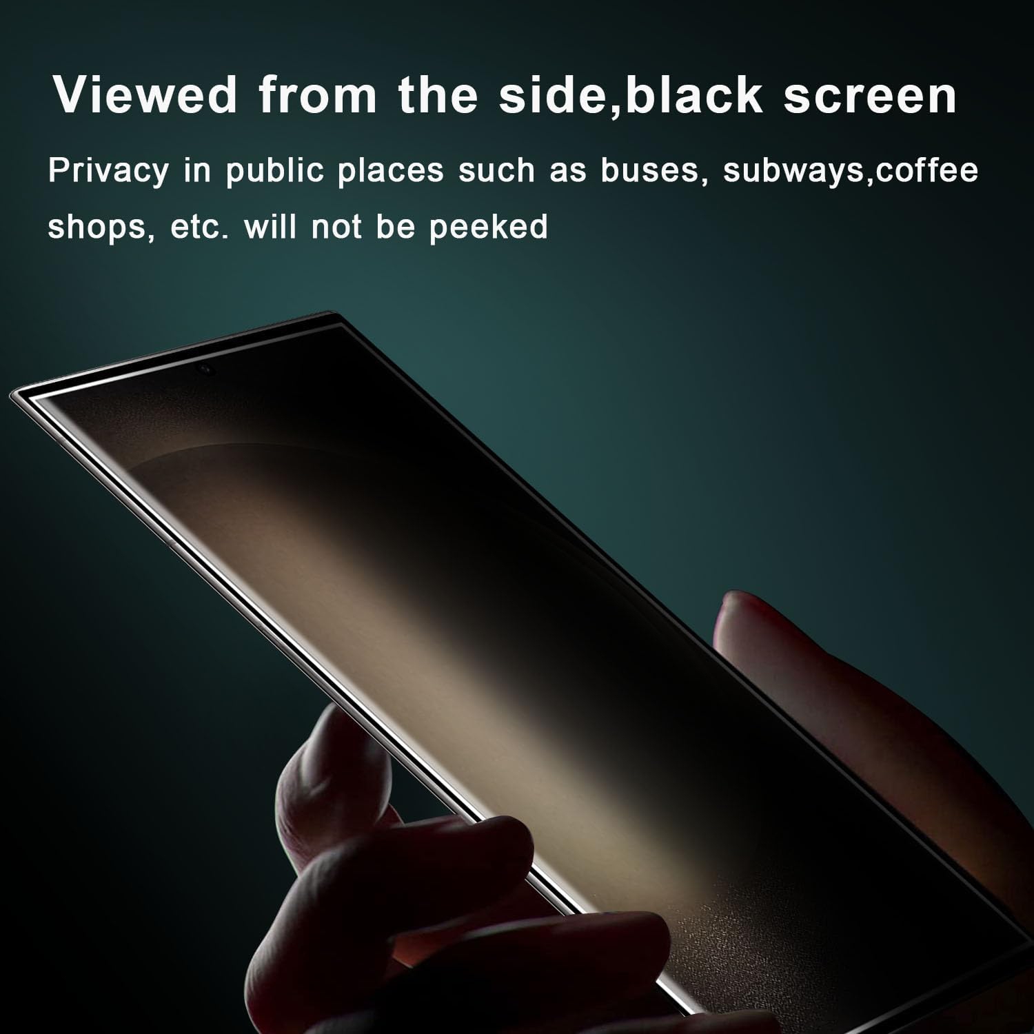 SuperShield Privacy Tempered Glass Ultra Thin Screen Protector for Samsung Galaxy S25 5G - 2 Pack