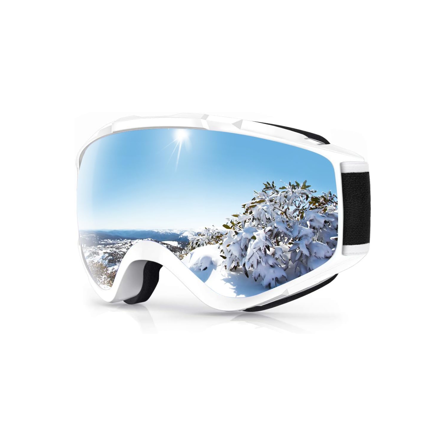 PetginHome-OTG Ski Goggles Over Glasses Snow/Snowboard Goggles for Men Women Youth