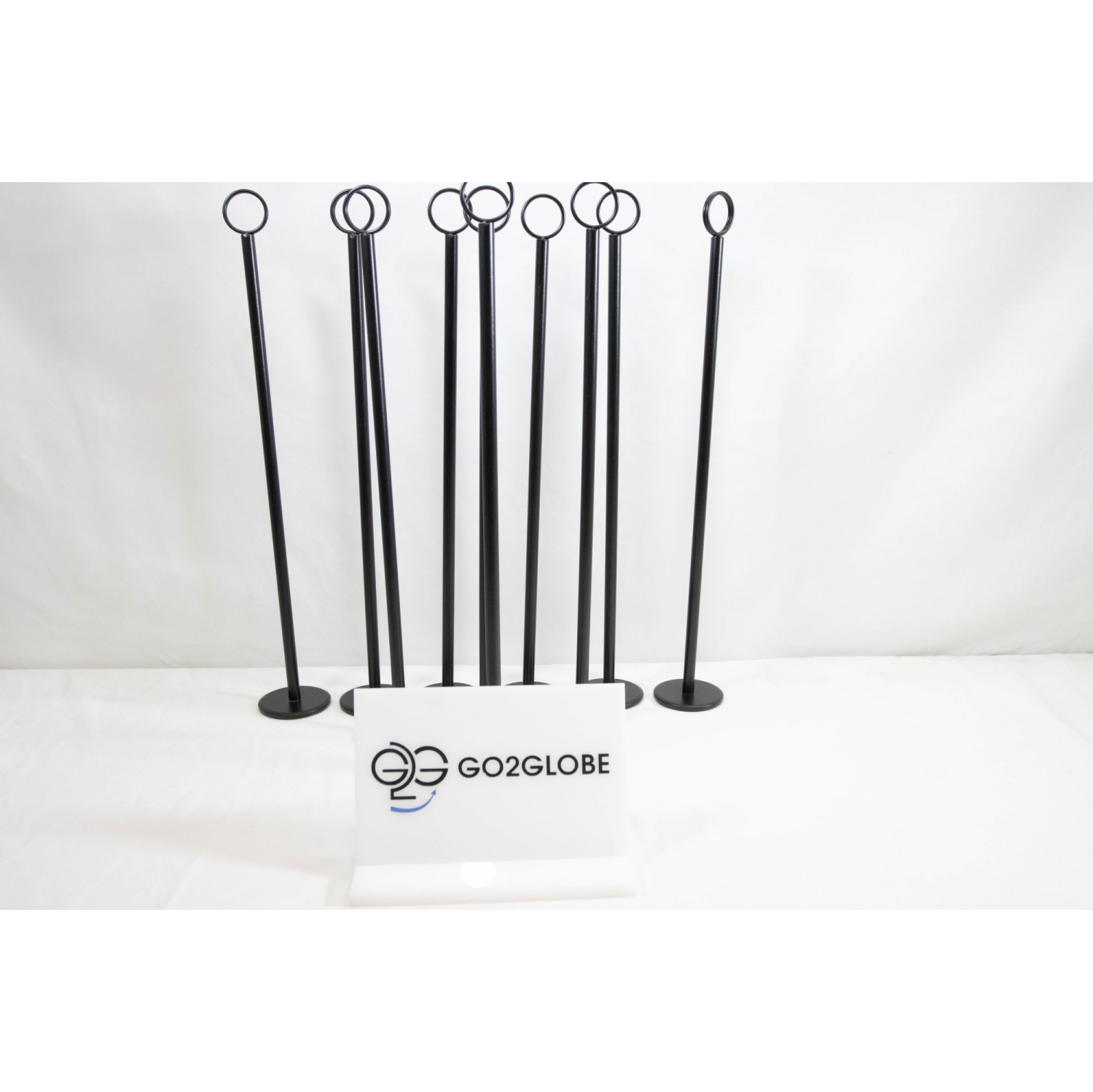 Remis à neuf – Porte-affiche en métal de 10 x 12&nbsp;po – Support d'affichage noir durable