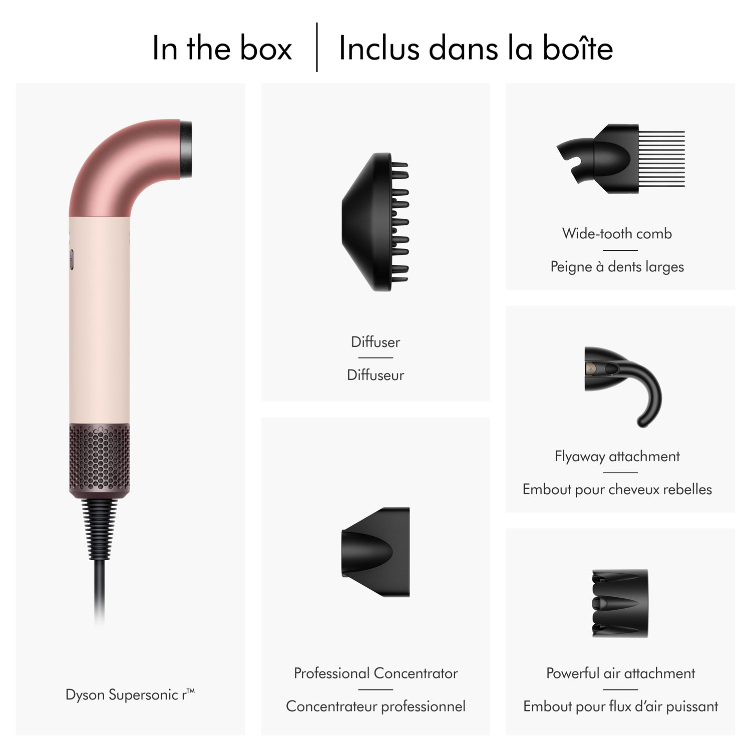 Dyson Supersonic r 1600W Hair Dryer - Ceramic Pink/Rose Gold