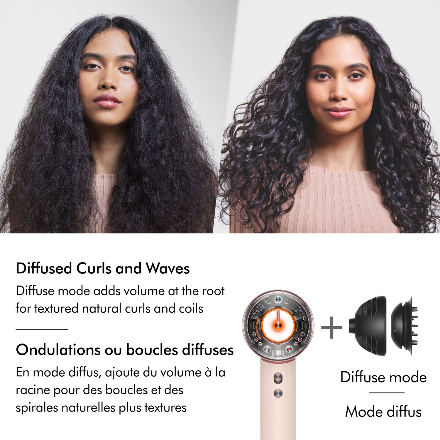 Sèche-cheveux Supersonic Nural de 1600 W de Dyson - Édition spéciale - Jaspe prune