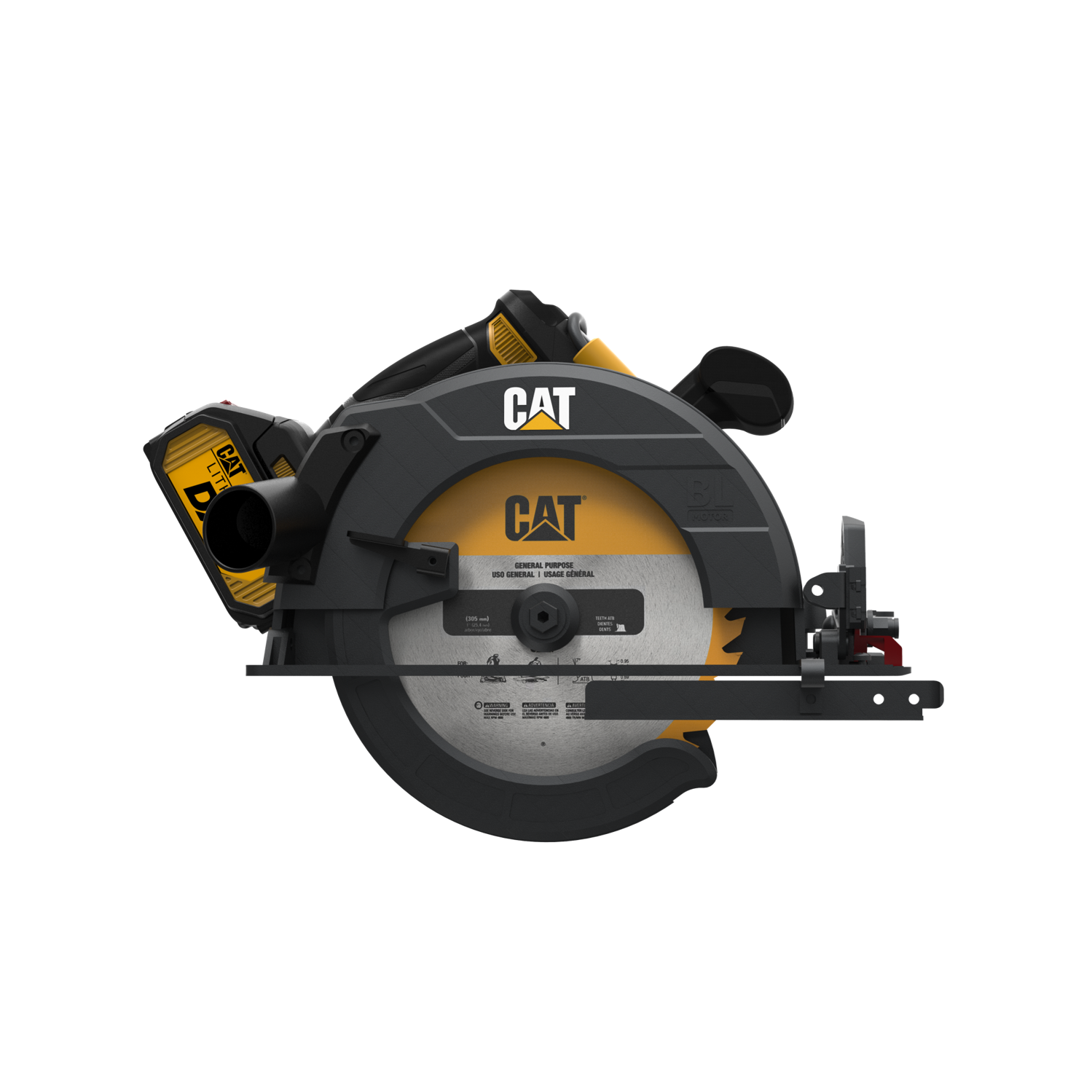 CAT – Scie circulaire sans balais 7-1/4&nbsp;po de 18&nbsp;V