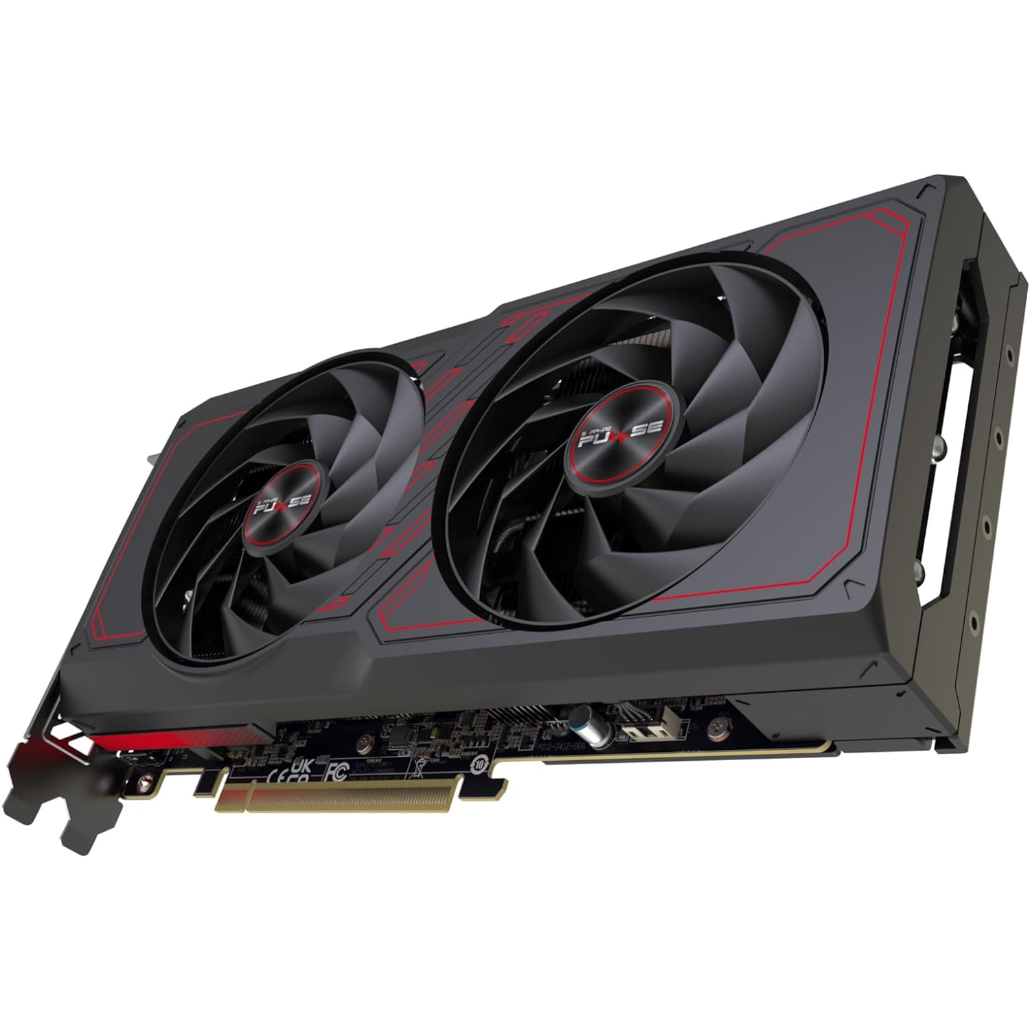 Carte graphique de jeu Sapphire 11339-04-20G Pulse AMD Radeon RX 7600 XT avec 16&nbsp;Go GDDR6, AMD RDNA 3