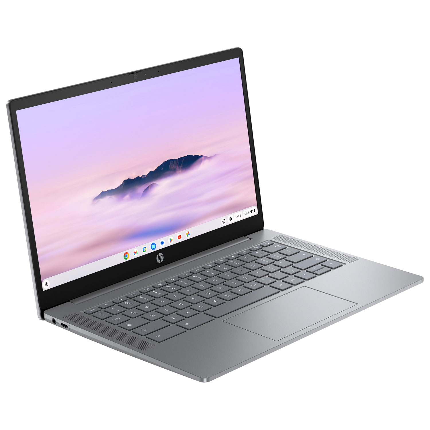 Chromebook de 14 po de HP avec Gemini et 12 mois d'abonnement Google AI Pro - Argenté