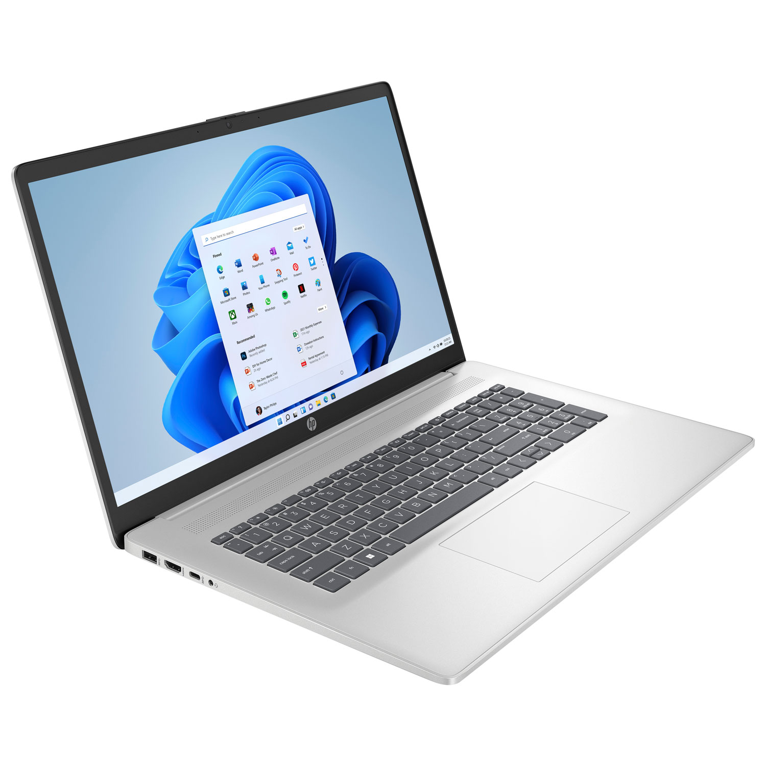 HP 17.3" Laptop - Natural Silver