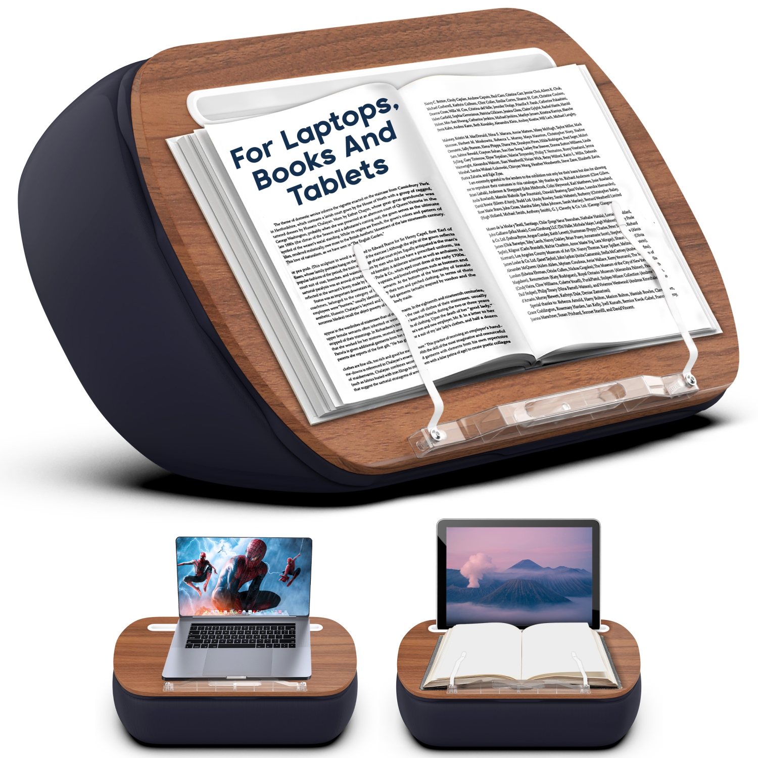 SHOPPINGALL Lap Desk Beanbag Book Holder Cushion Pillow Stand - SA-LDB