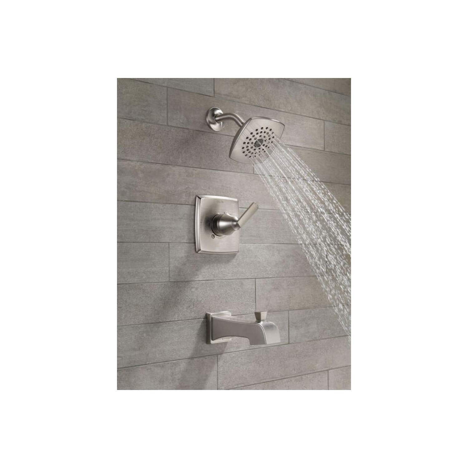 Delta Faucet Ashlyn 14 Series Single-Handle Tub and Shower Trim Kit, Shower Faucet with Single-Spray Touch