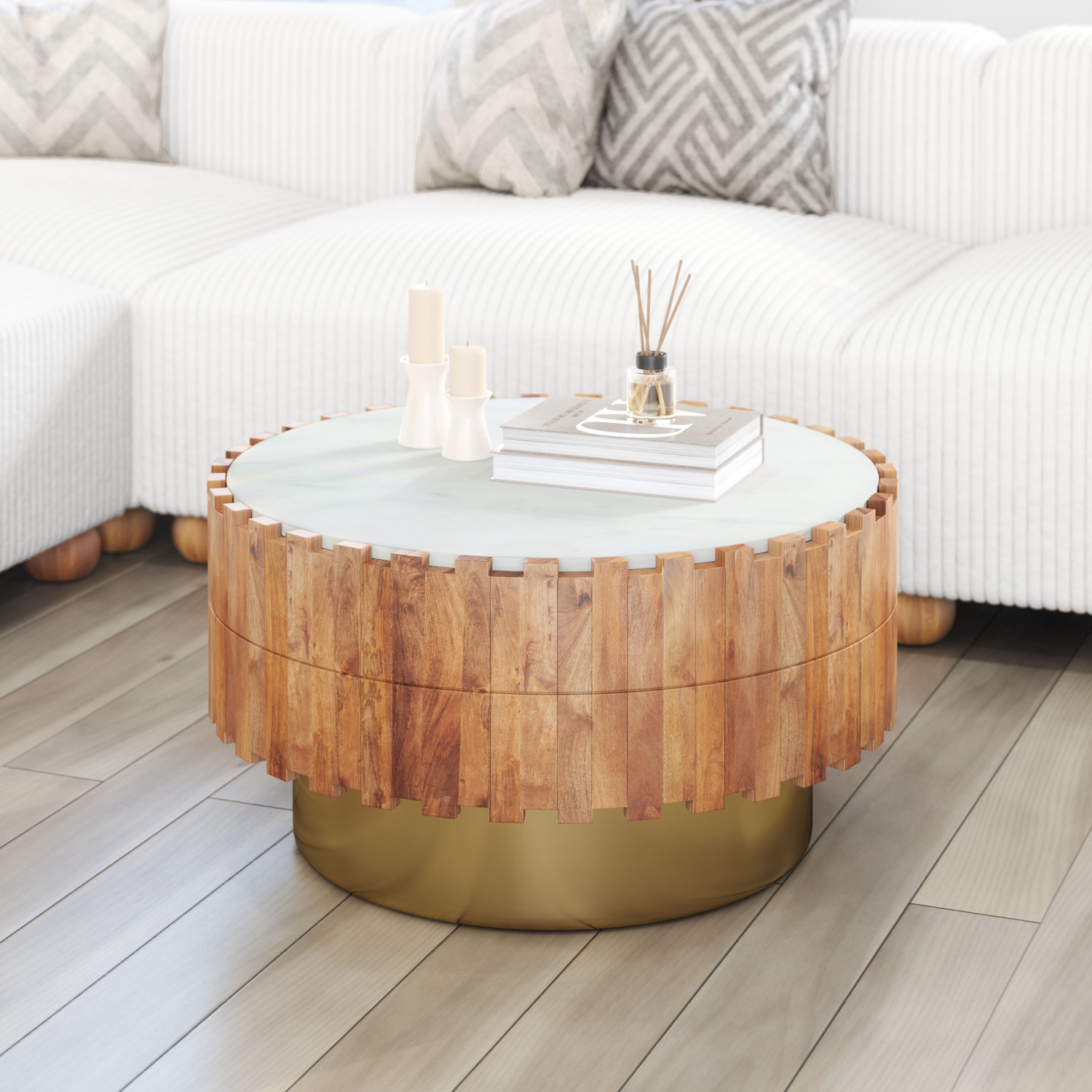 Table basse Bombay, naturel