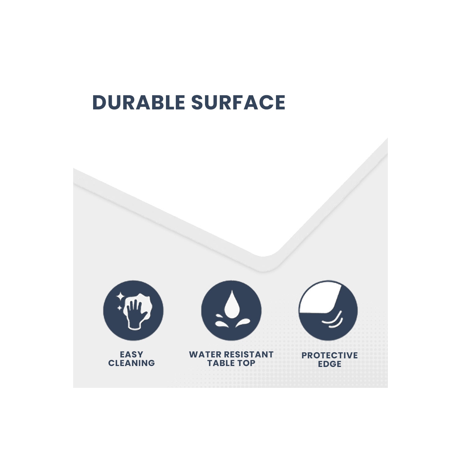 MotionGrey Ergo2 - Adjustable Electric Standing Desk with Memory Settings - 43"x24" White Top White Frame - Ergonomic Sit-to-Stand Desk for Home and