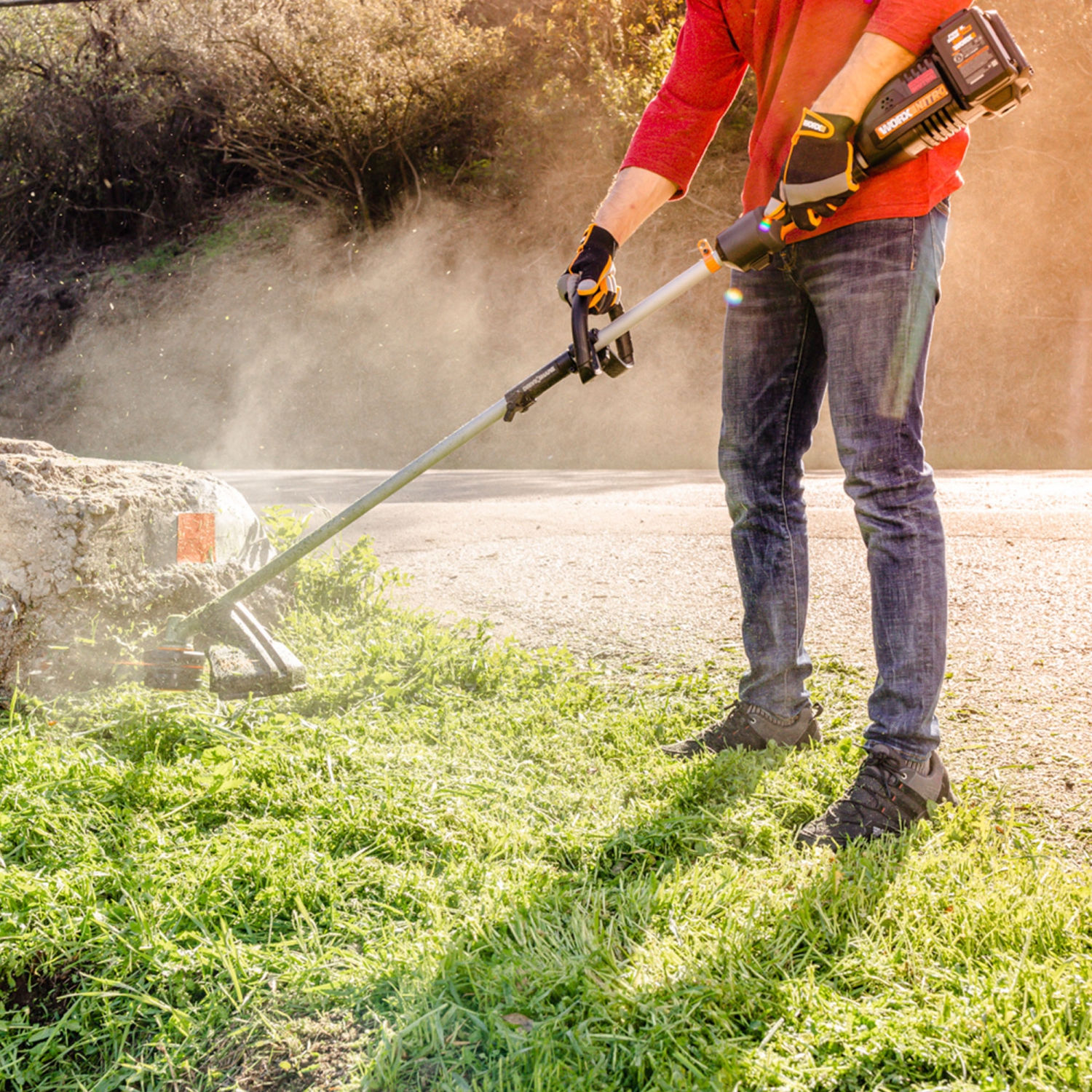 Worx - 40V Nitro Cordless Attachment 15" String Trimmer