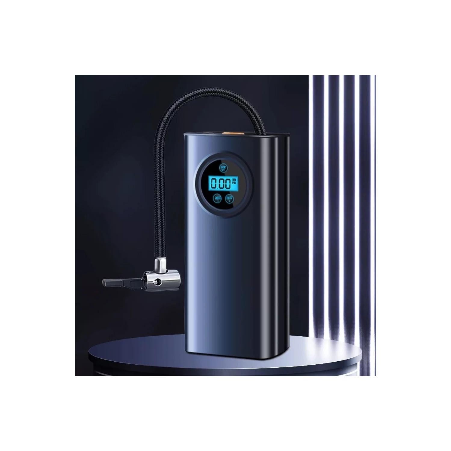 Electric Air Compressor Rechargeable High Precision Car Tyre Inflator LCD Wifi