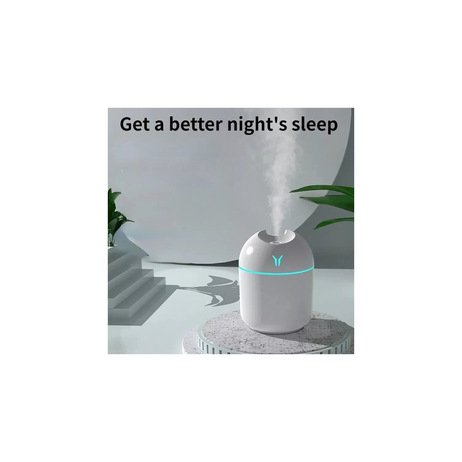 Purificateur d'air USB Diffuseur Aroma Huile Humidificateur Brume DEL Night Home Relax