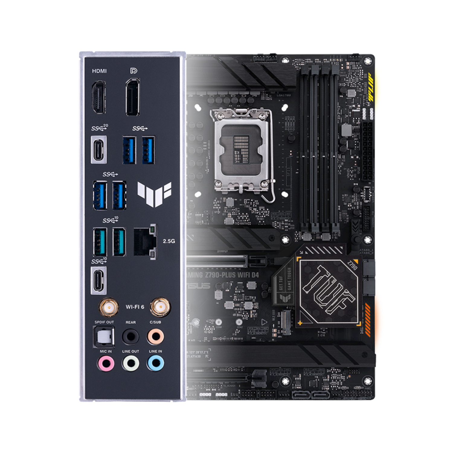 Carte mère TUF Gaming Z790-PLUS Wi-Fi D5 ATX LGA 1700 DDR5 d'ASUS - Remis à neuf