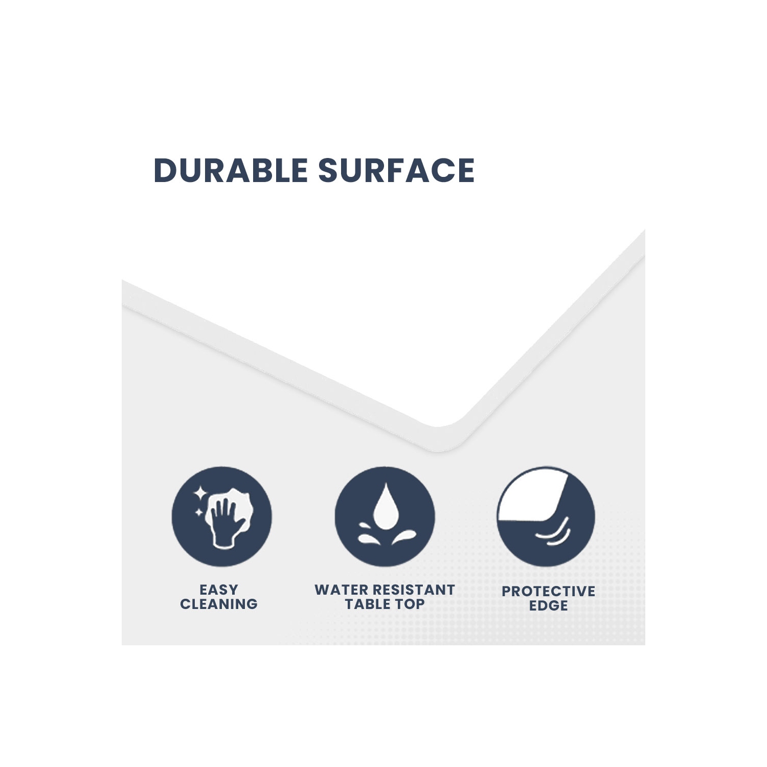 MotionGrey Ergo2 - Adjustable Electric Standing Desk with Memory Settings - 55"x24" White Top White Frame - Ergonomic Sit-to-Stand Desk for Home and