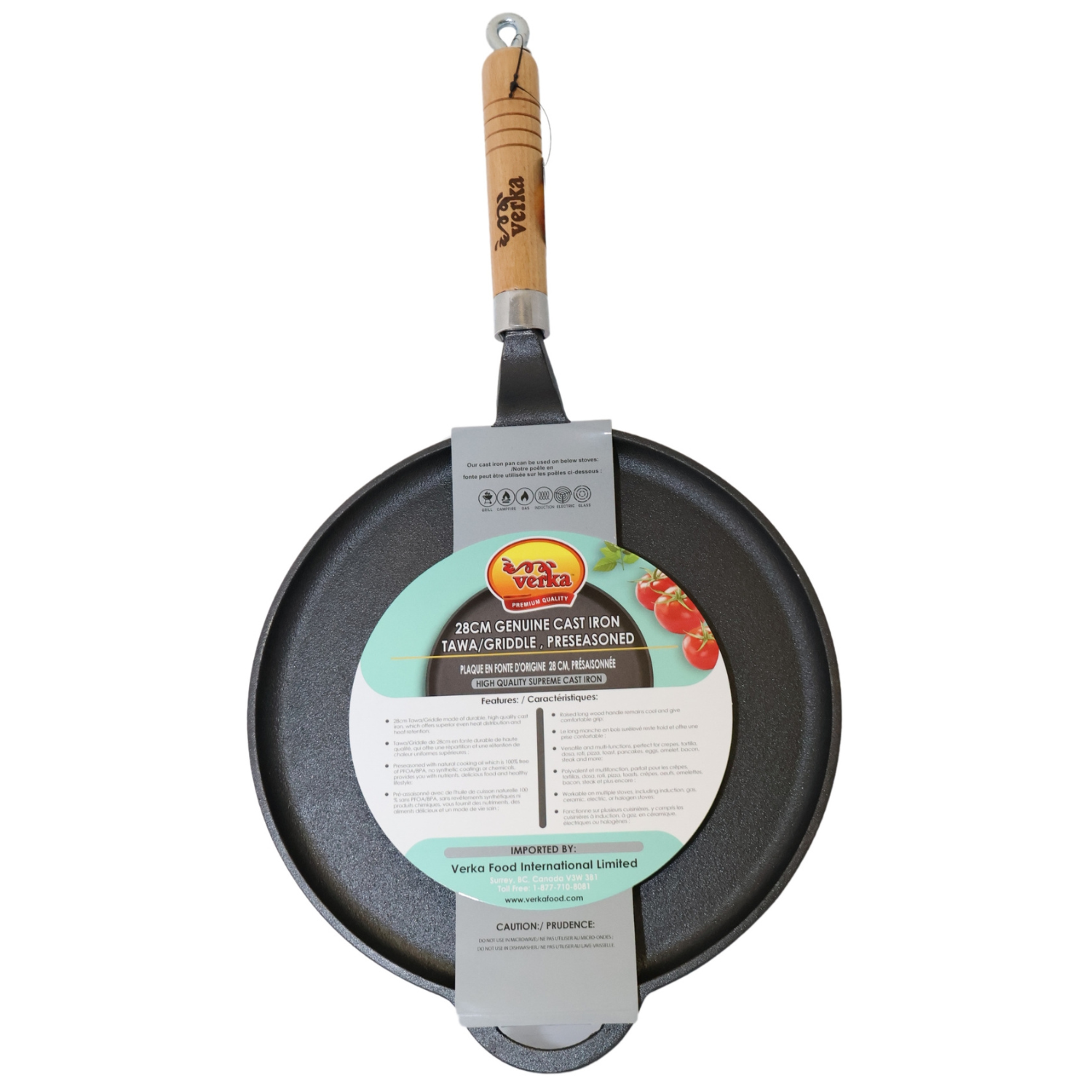 Plaque en fonte Verka, 28&nbsp;cm