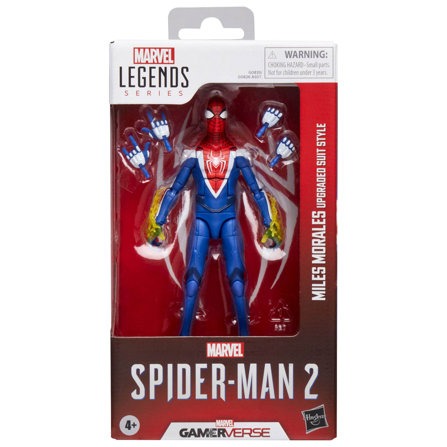 Hasbro Marvel Legends Series: Figurine d'action Miles Morales en tenue améliorée de Spider-Man 2 Gamerverse