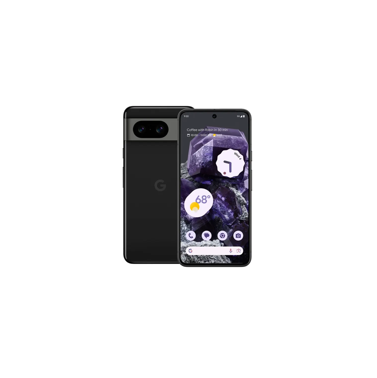 Google - Pixel 8- 128GB 5G smartphone - Obsidian