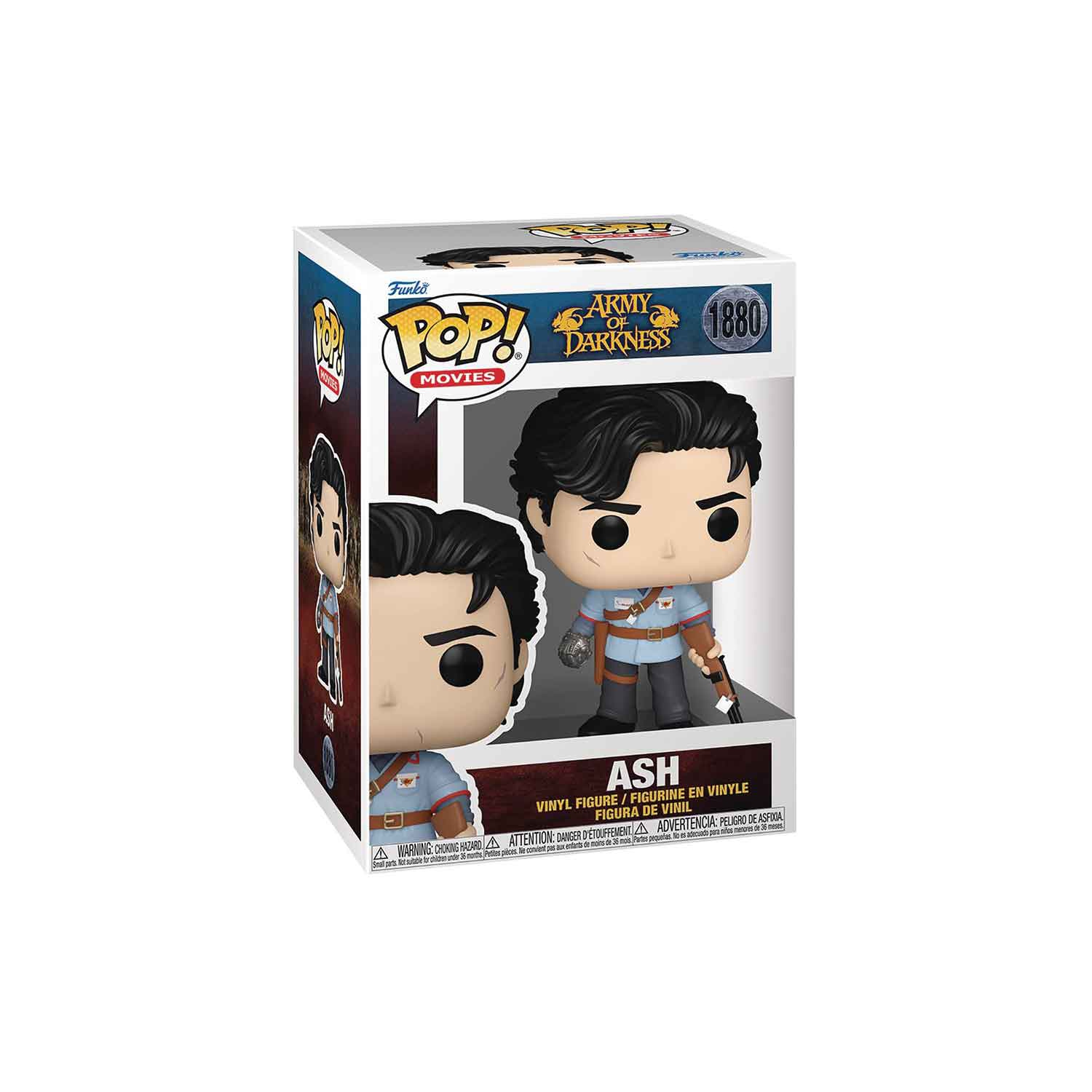 Pop Movies Army of Darkness 3.75 Inch Action Figure - Ash Williams with Boomstick #1880