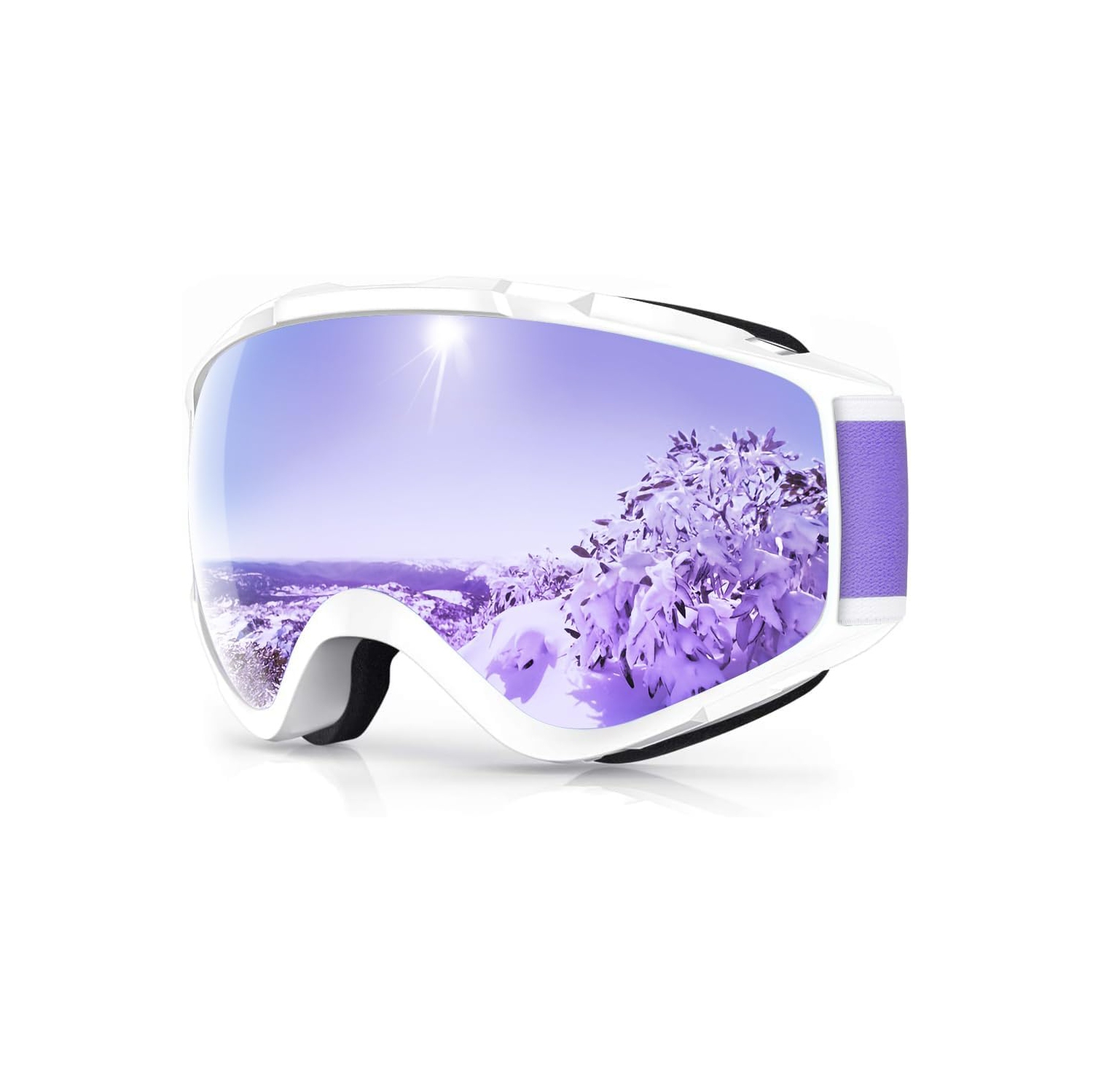 PetginHome – Lunettes de ski OTG, lunettes de neige/planche à neige pour hommes Femmes Jeunes