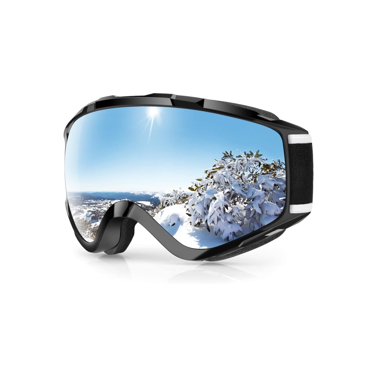 PetginHome- OTG Ski Goggles,Over Glasses Snow/Snowboard Goggles for Men Women Youth