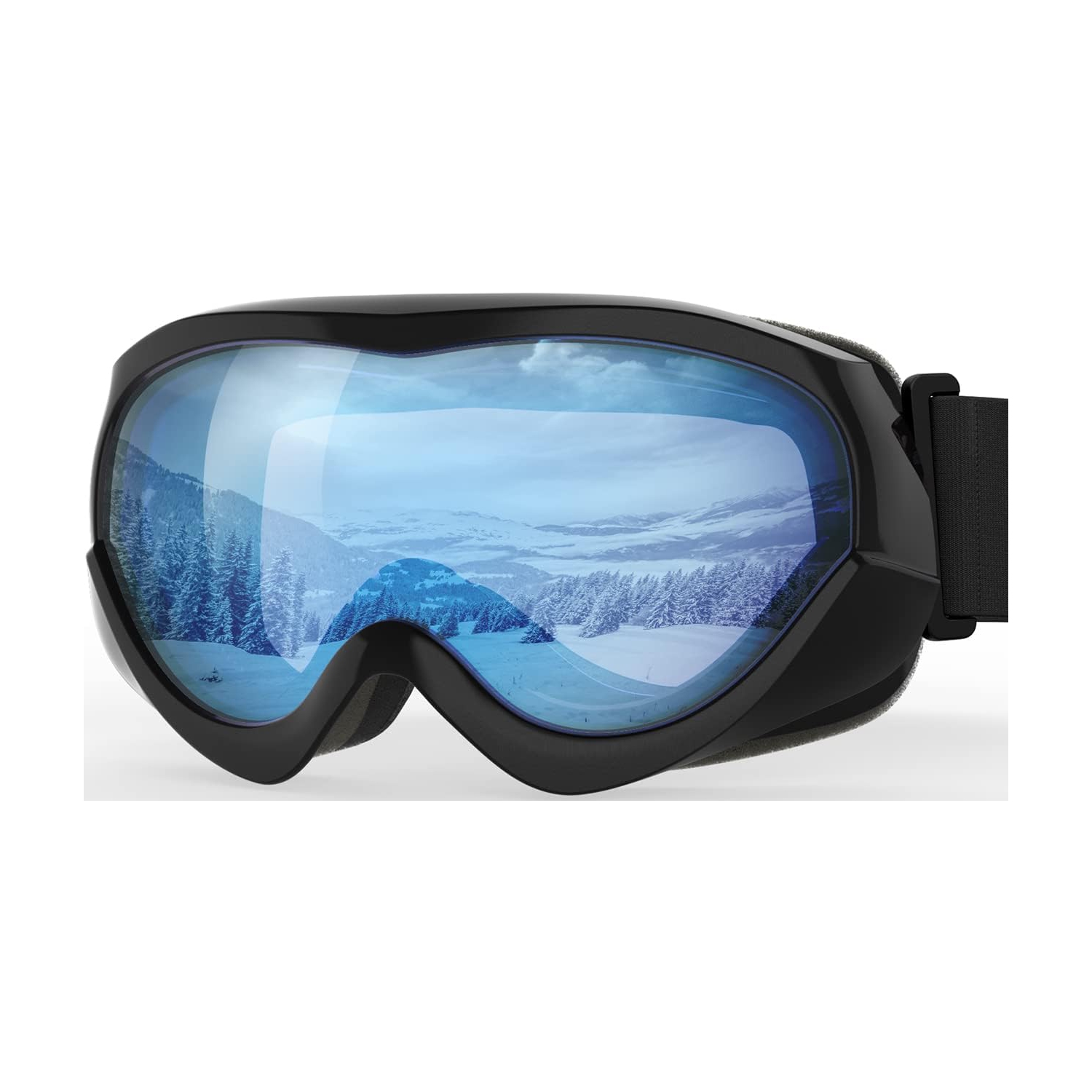 Lunettes de ski PetginHome-Outdoor Master pour enfants, lunettes de neige compatibles avec les casques pour garçons et filles avec protection UV à