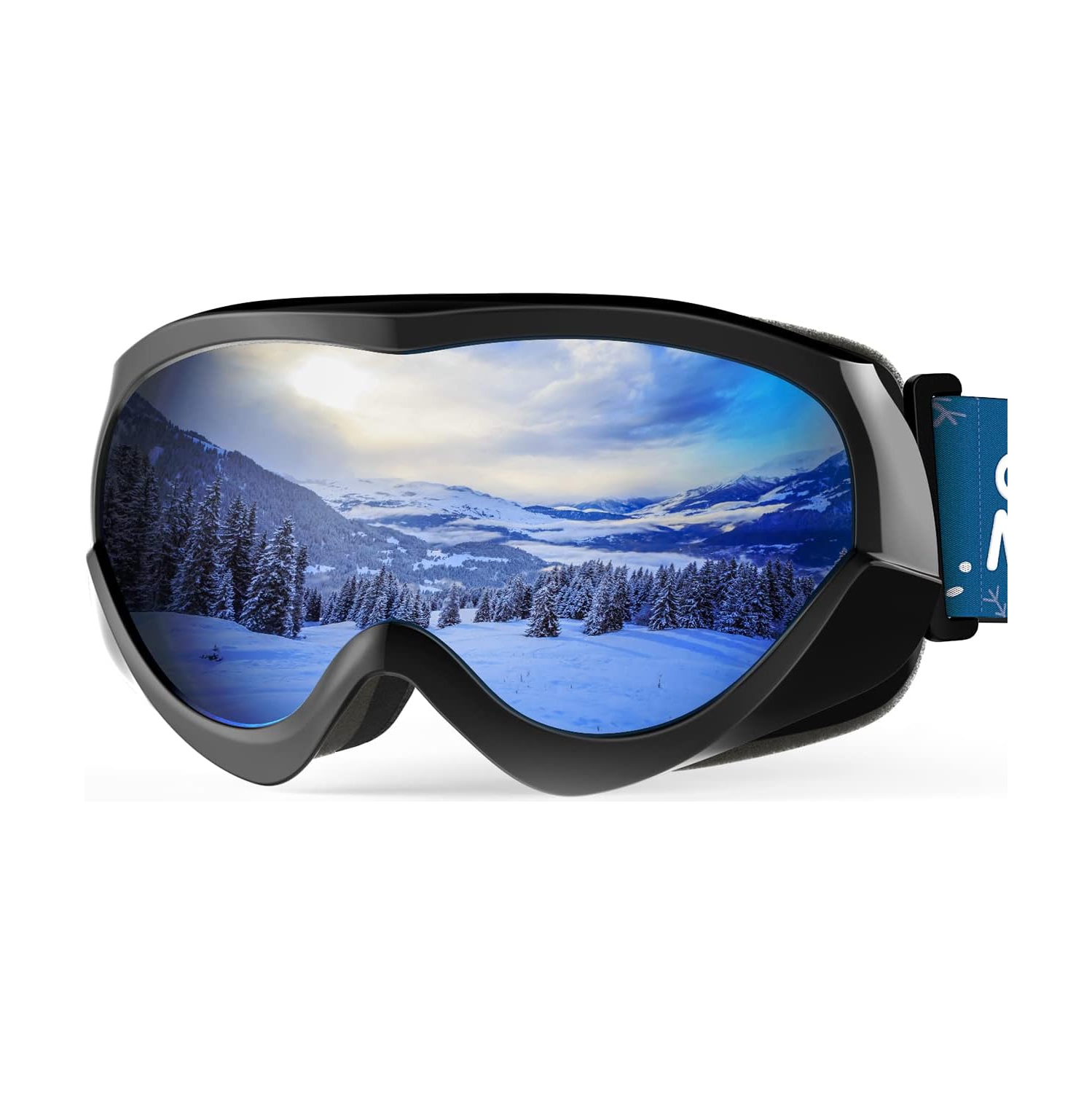 PetginHome-Outdoor Master Kids Ski Goggles, Helmet Compatible Snow Goggles for Boys & Girls with 100% UV Protection