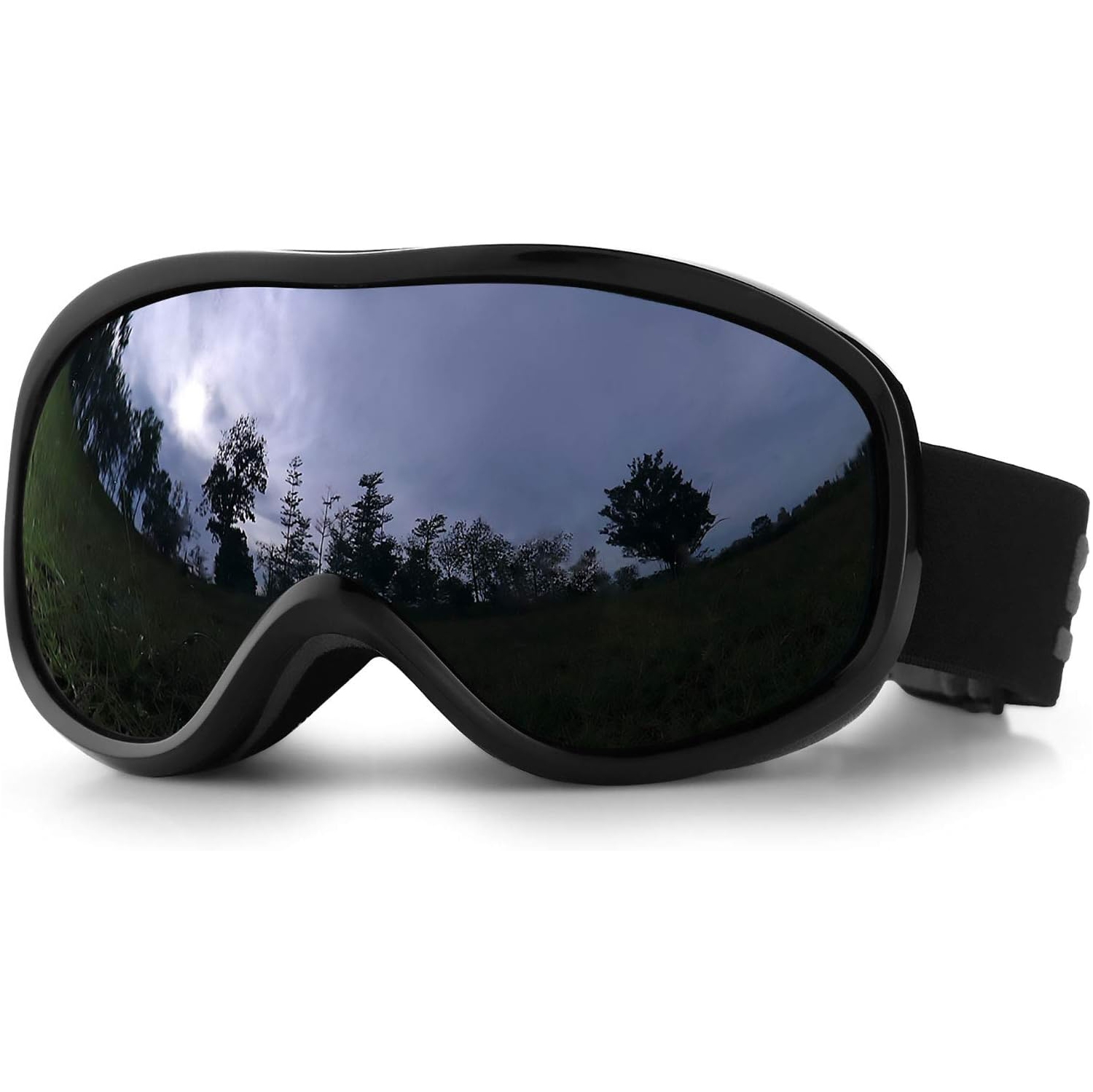 Lunettes de ski PetginHome-OTG, lunettes de surf des neiges antibuée anti-UV Protection pour jeunes Hommes Femmes