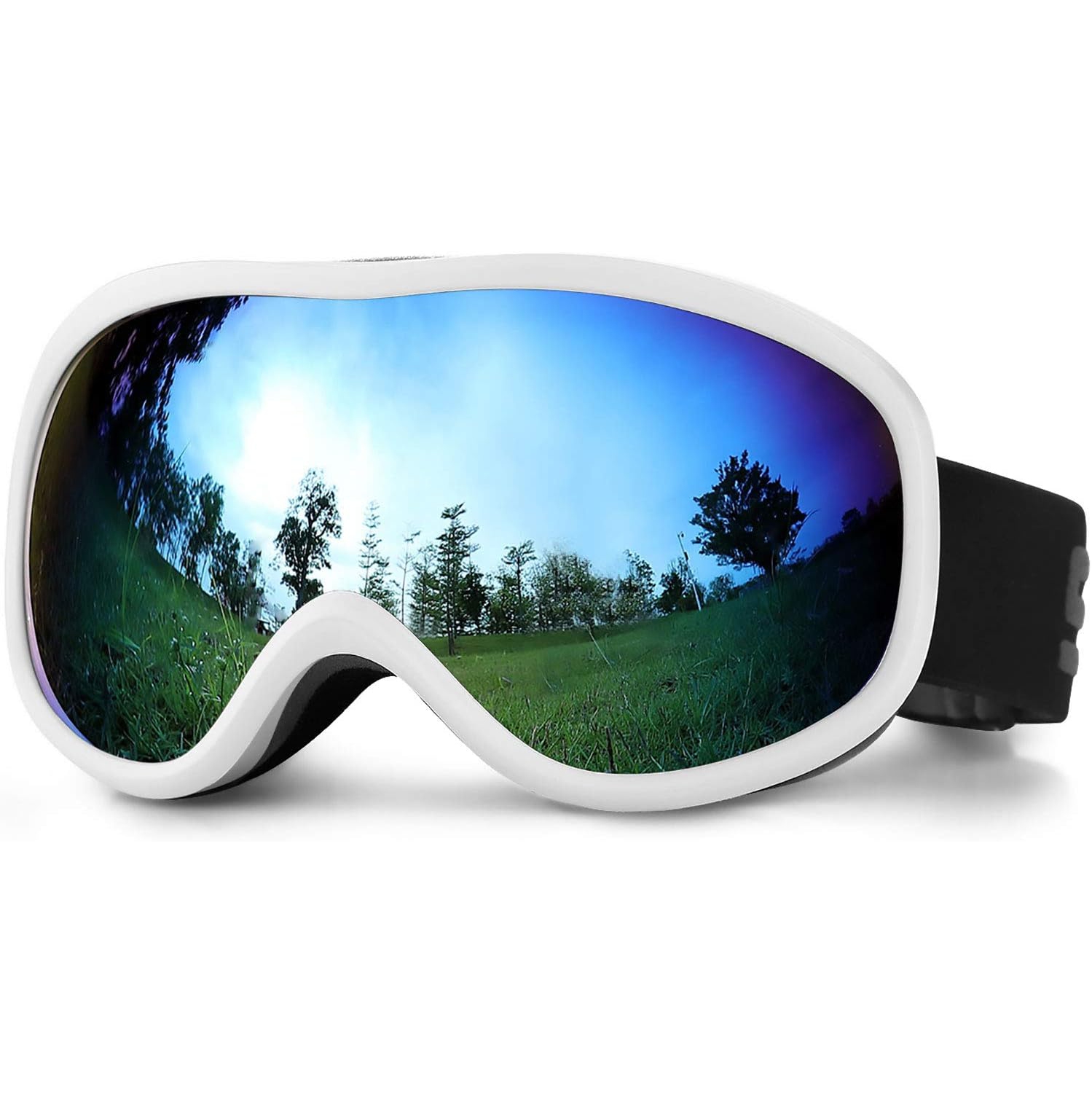 PetginHome-OTG Ski Goggles,Snowboard Goggle Anti-Fog UV Protection Snow Goggles for Youth Men Women