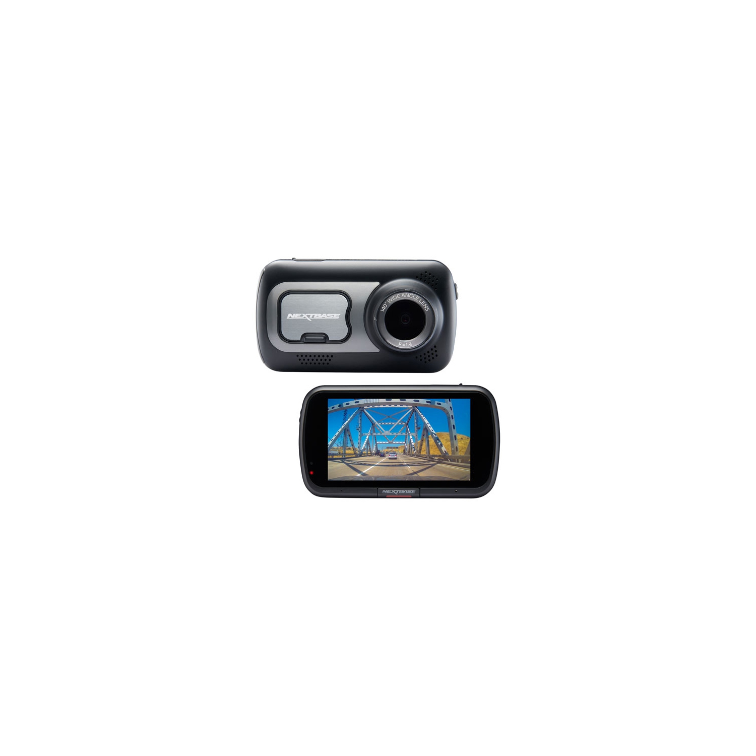 Open Box - Nextbase 522GW 1440p Dash Cam w/ 3" HD Touch Screen Wi-Fi & Amazon Alexa Built In