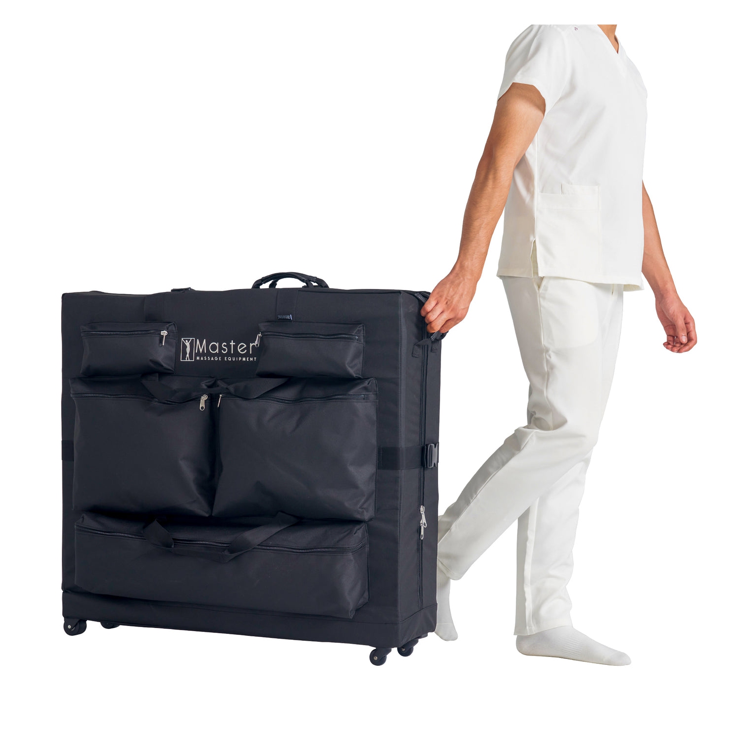 Master Massage Universal Size Wheeled Massage Table Carry Case with Wheels for Foldable Massage Bed with Castors-Fits 27” to 32” Width Folding