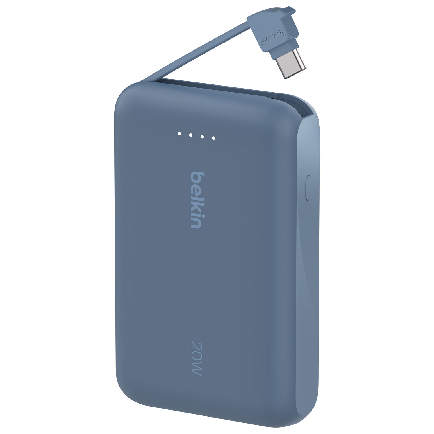 Chargeur portable USB-C de 10 000 mAh BoostCharge de Belkin - Bleu