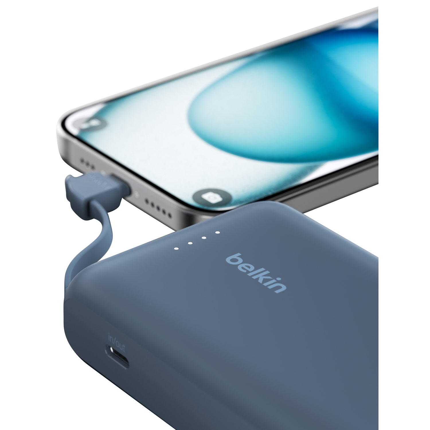 Chargeur portable USB-C de 10 000 mAh BoostCharge de Belkin - Bleu