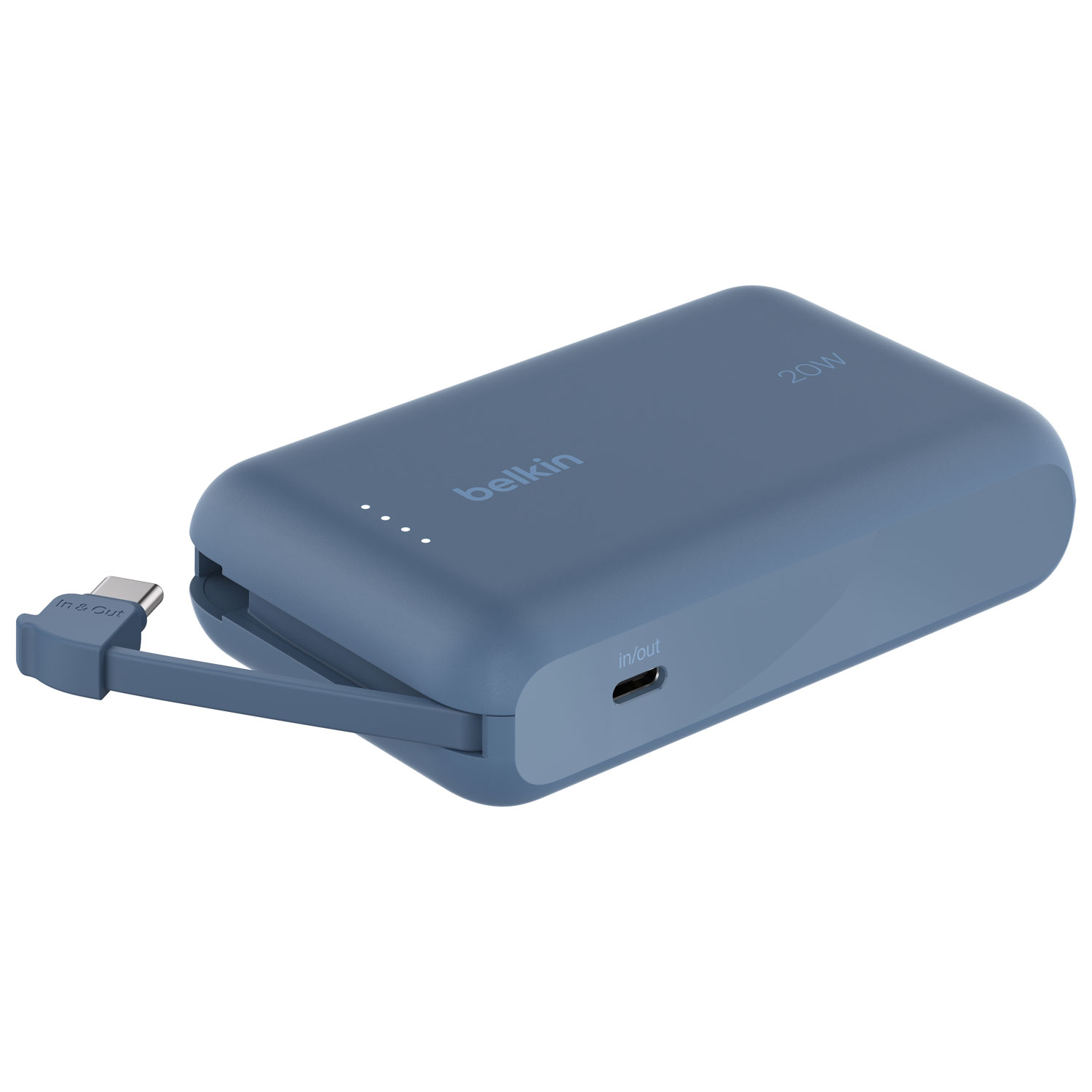 Chargeur portable USB-C de 10 000 mAh BoostCharge de Belkin - Bleu