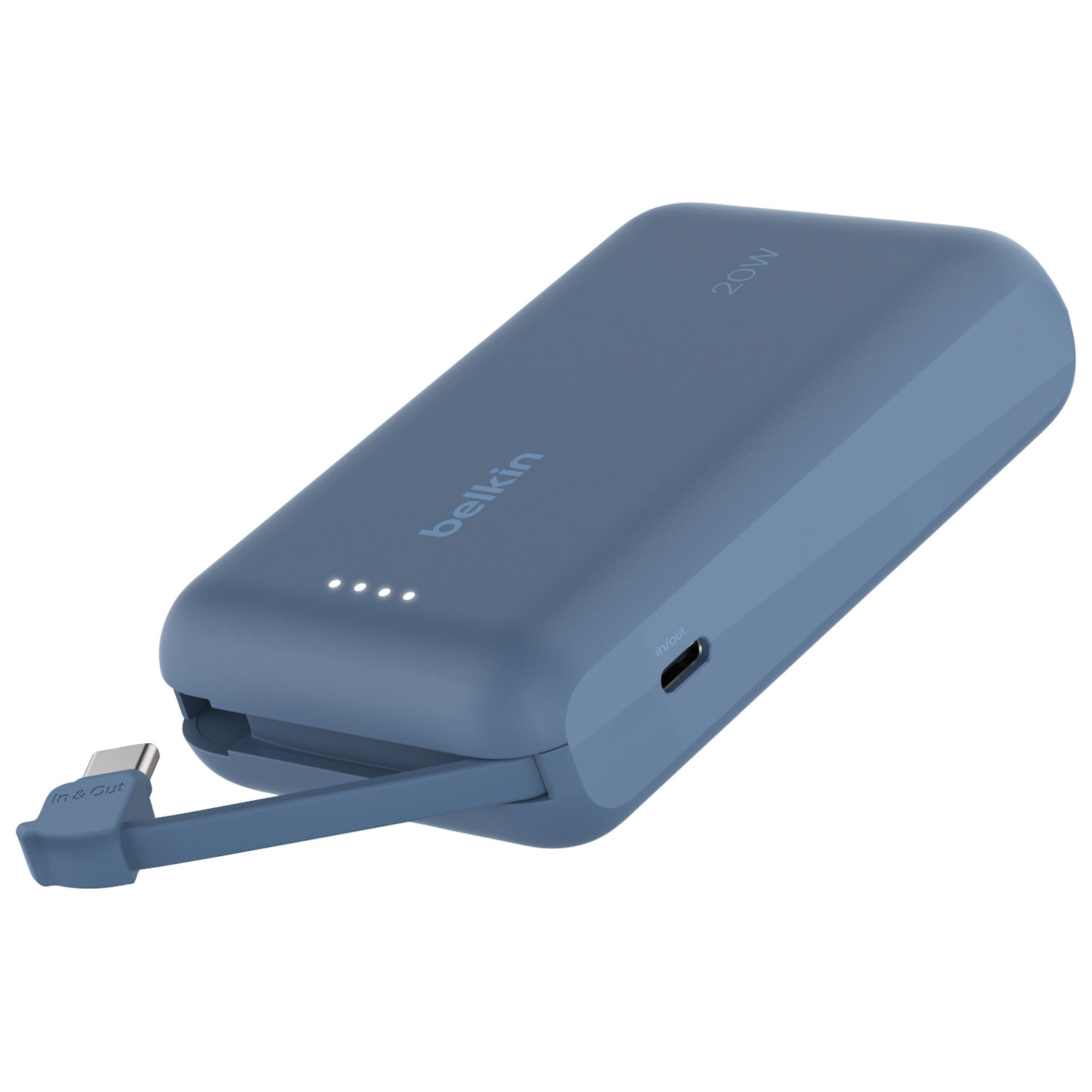 Chargeur portable USB-C de 10 000 mAh BoostCharge de Belkin - Bleu