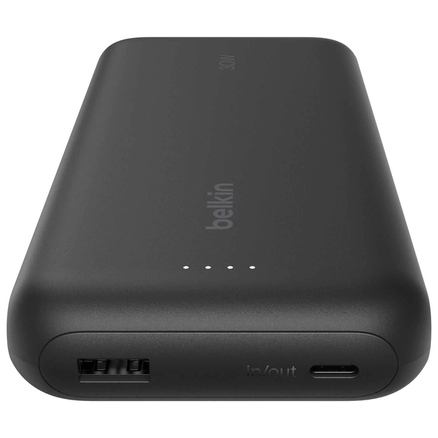 Chargeur portable USB-A/USB-C de 20 000 mAh BoostCharge de Belkin - Noir
