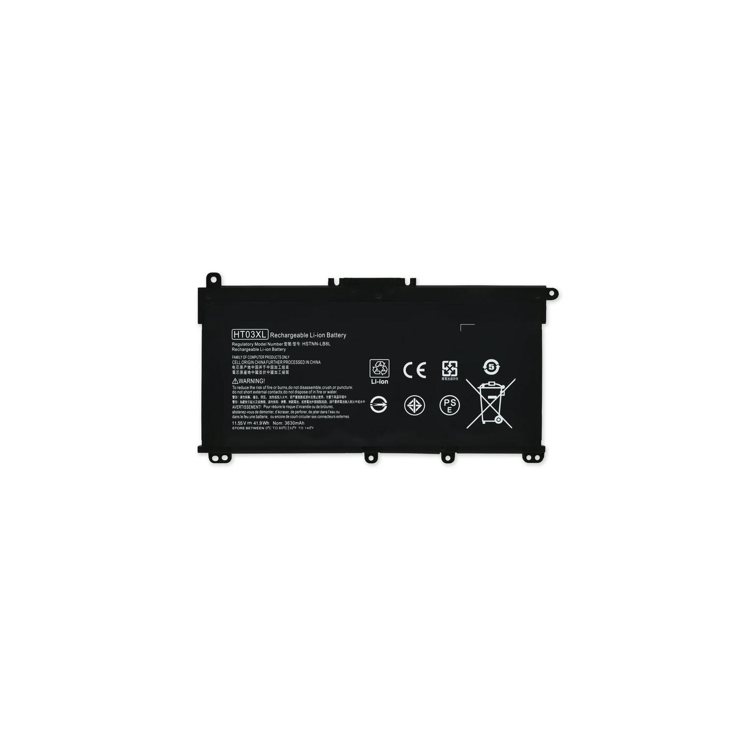 LIXSUNTEK HT03XL Battery For HP PAVILION 14m-dh1003dx 15-da0053wm 15-da0002dx 17-by0053cl