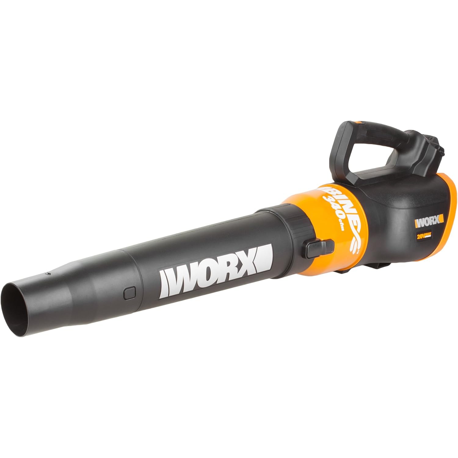 WORX WG546 Turbine 20V Cordless Blower/Sweeper with 340 Cfm 2-Speed Axial Fan