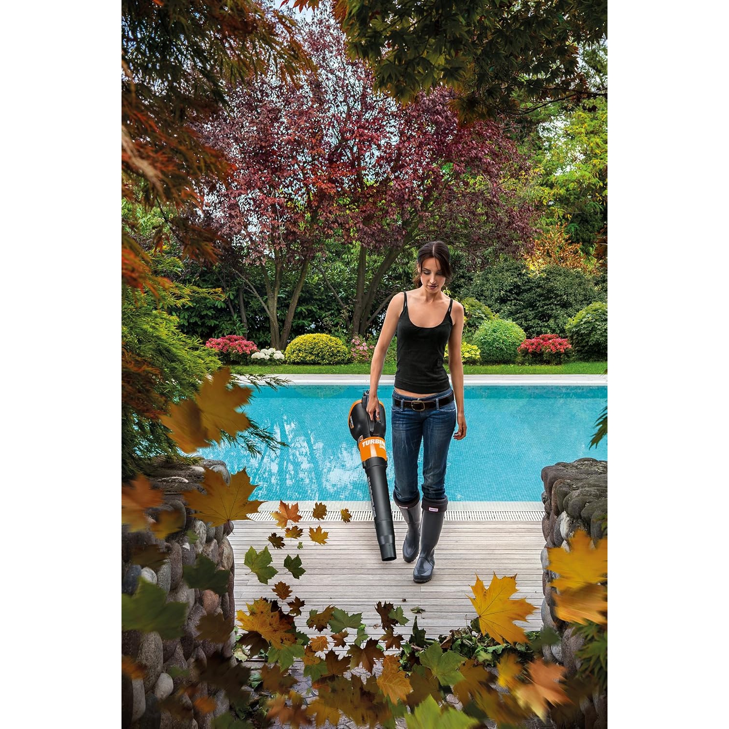 Ventilateur/balai sans fil WORX WG546 Turbine 20&nbsp;V avec ventilateur axial à 2 vitesses de 340 pi3/min