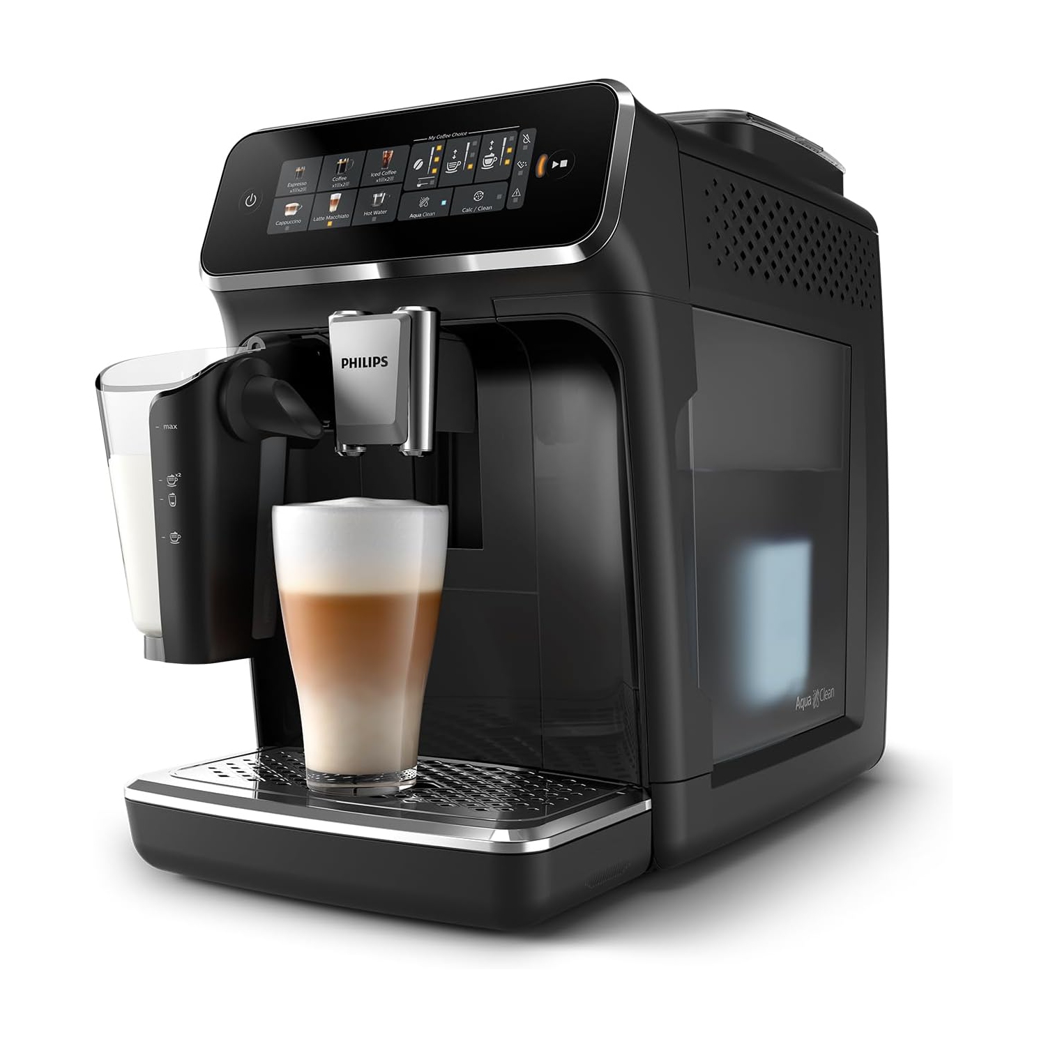 Refurbished - Philips 3300 Series Fully Automatic Espresso Machine - Glossy Black EP3341/50