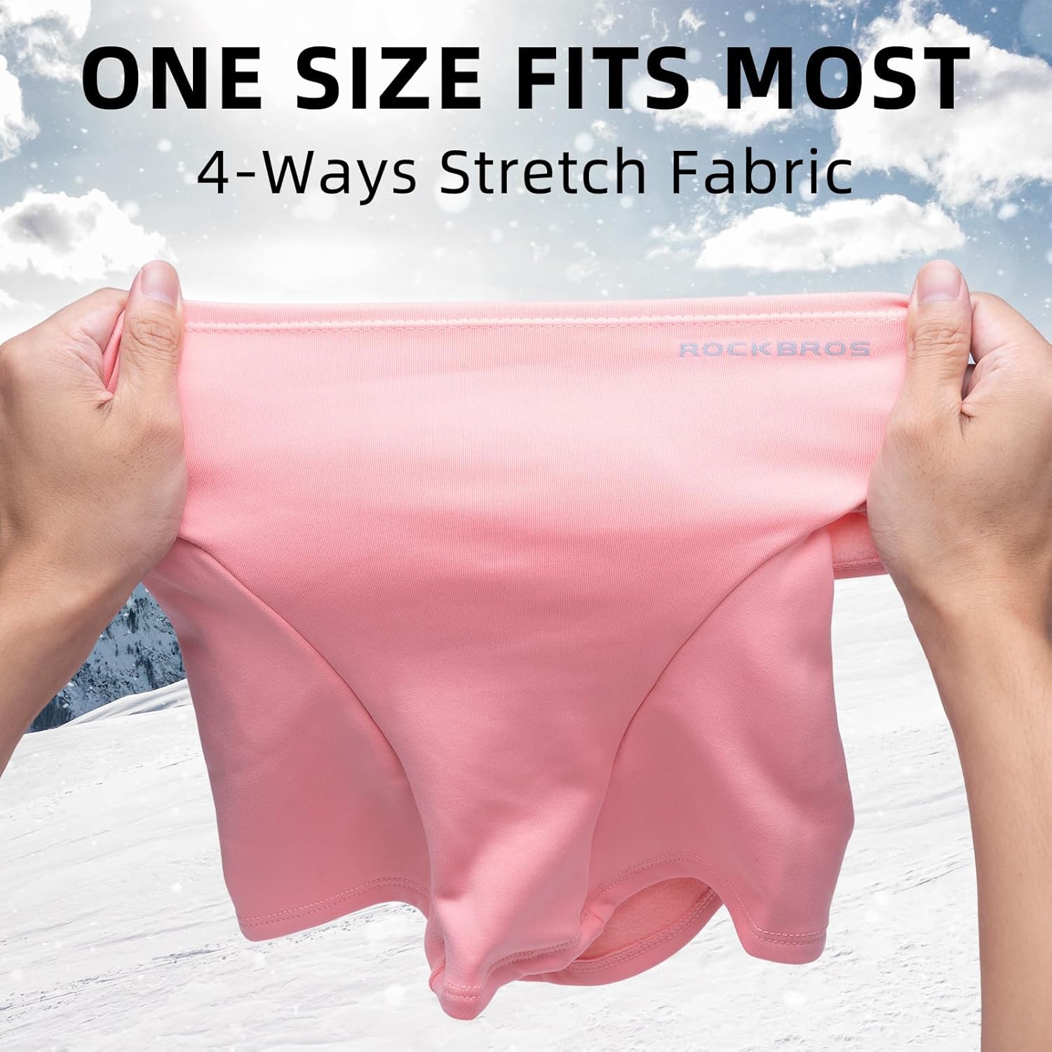 PetginHome – Masque de ski de Balaclava résistant au vent Masque de balaclava Capuchon isotherme d'hiver pour casque de vélo de ski