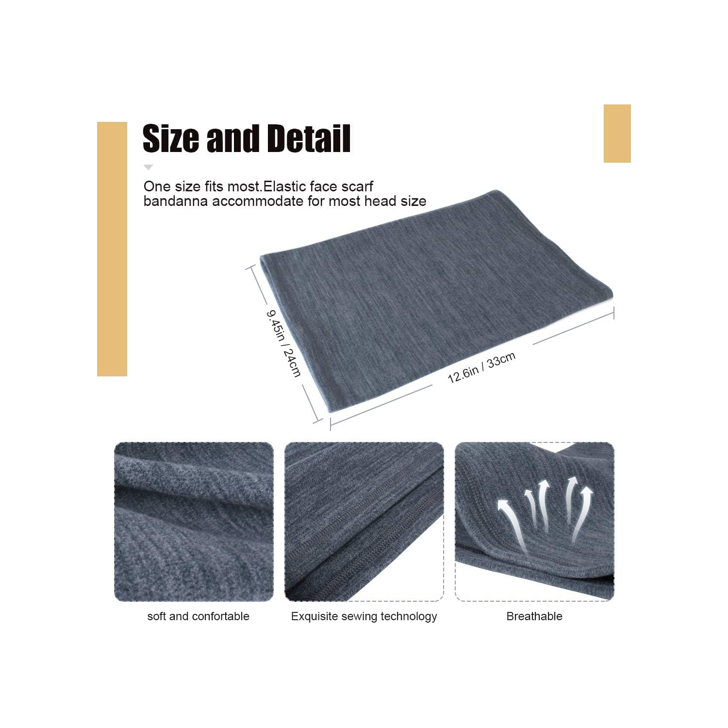 PetginHome- 2 Pack Winter Neck Warmer Gaiter Outdoor Sports,Soft Fleece Windproof Face Cover Mask Scarf Bandana for Men & Women