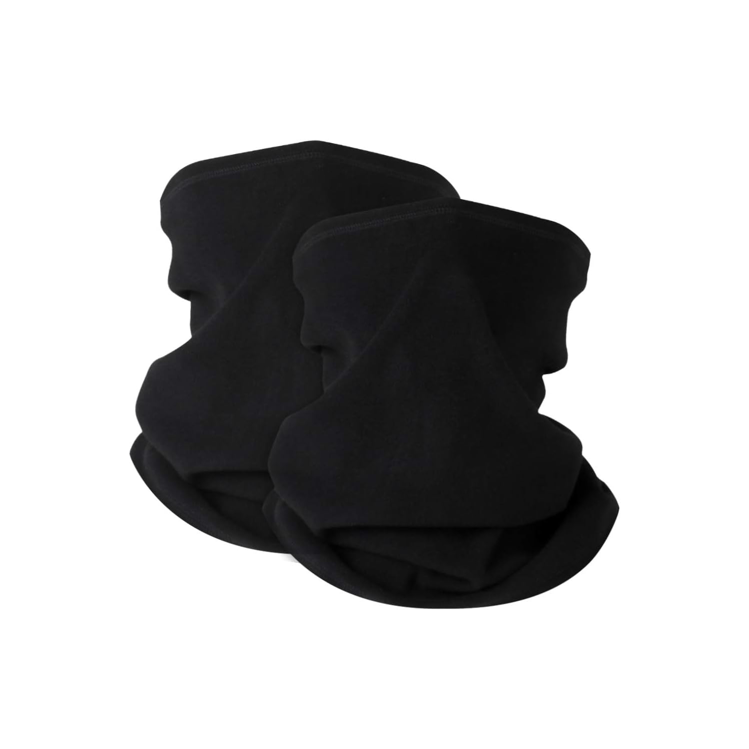 PetginHome- 2 Pack Winter Neck Warmer Gaiter Outdoor Sports,Soft Fleece Windproof Face Cover Mask Scarf Bandana for Men & Women