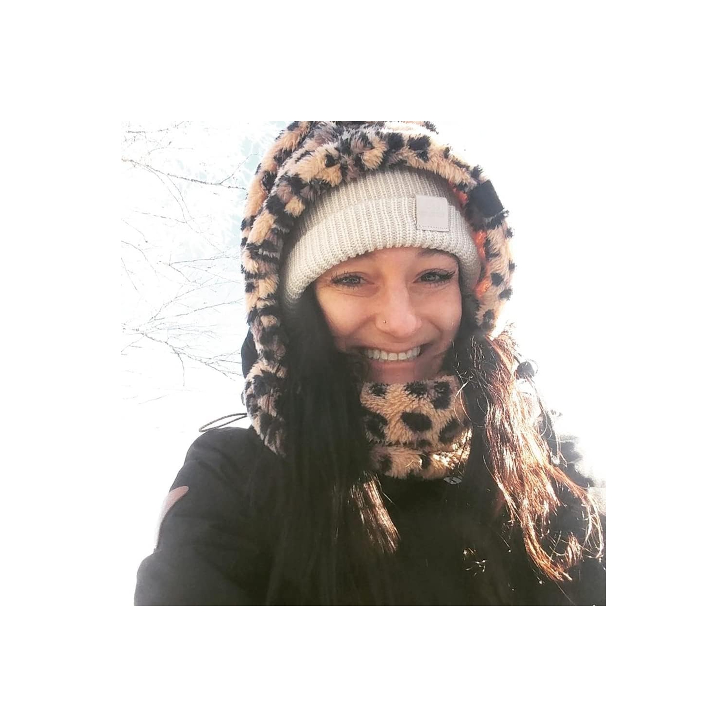 PetginHome- Balaclava Cold Weather Fleece Windproof Ski Mask Face Mask Neck Warmer Scarf Helmet Breathable Thermal