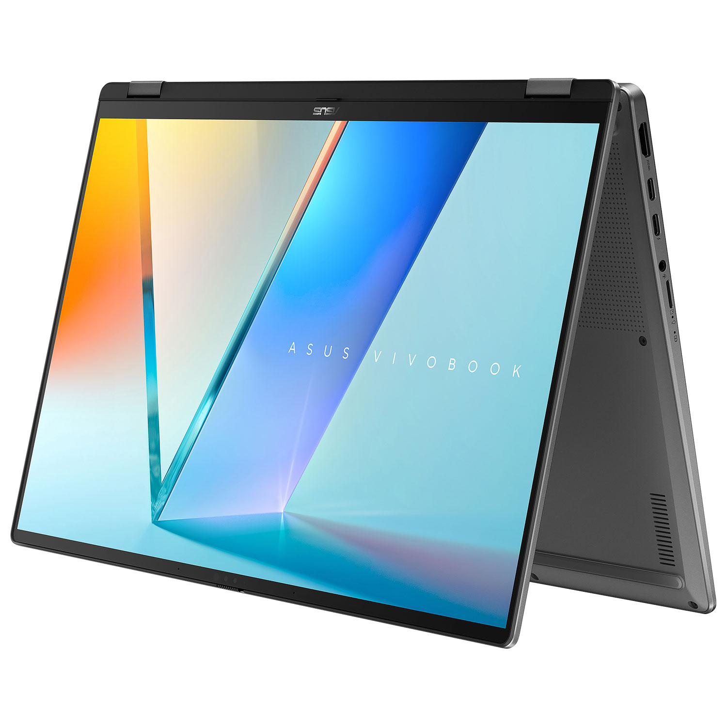Copilot+ PC 2-en-1 à écran tactile de 16 po Vivobook 16 Flip d'ASUS - Gris mat