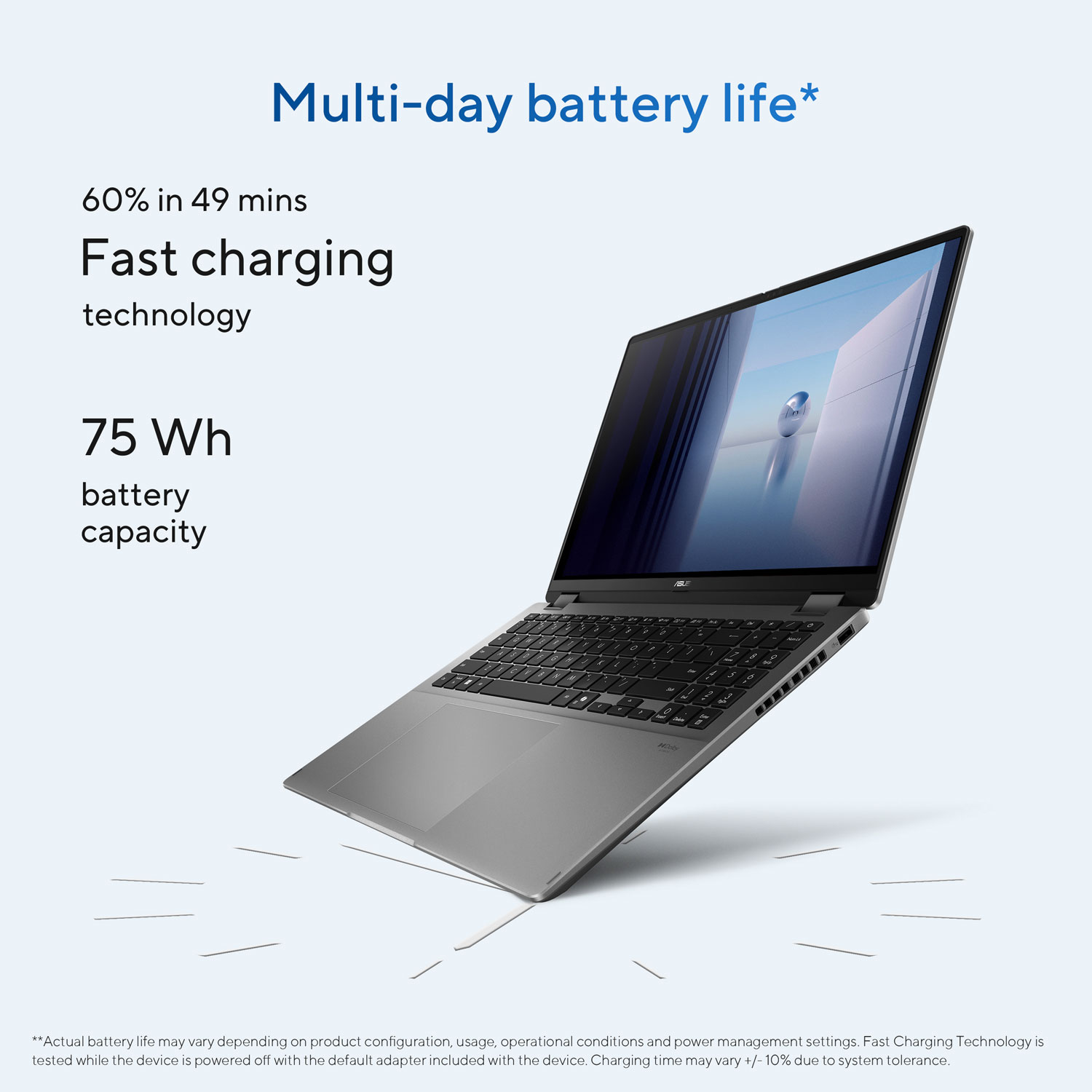 Copilot+ PC 2-en-1 à écran tactile de 16 po Vivobook 16 Flip d'ASUS - Gris mat